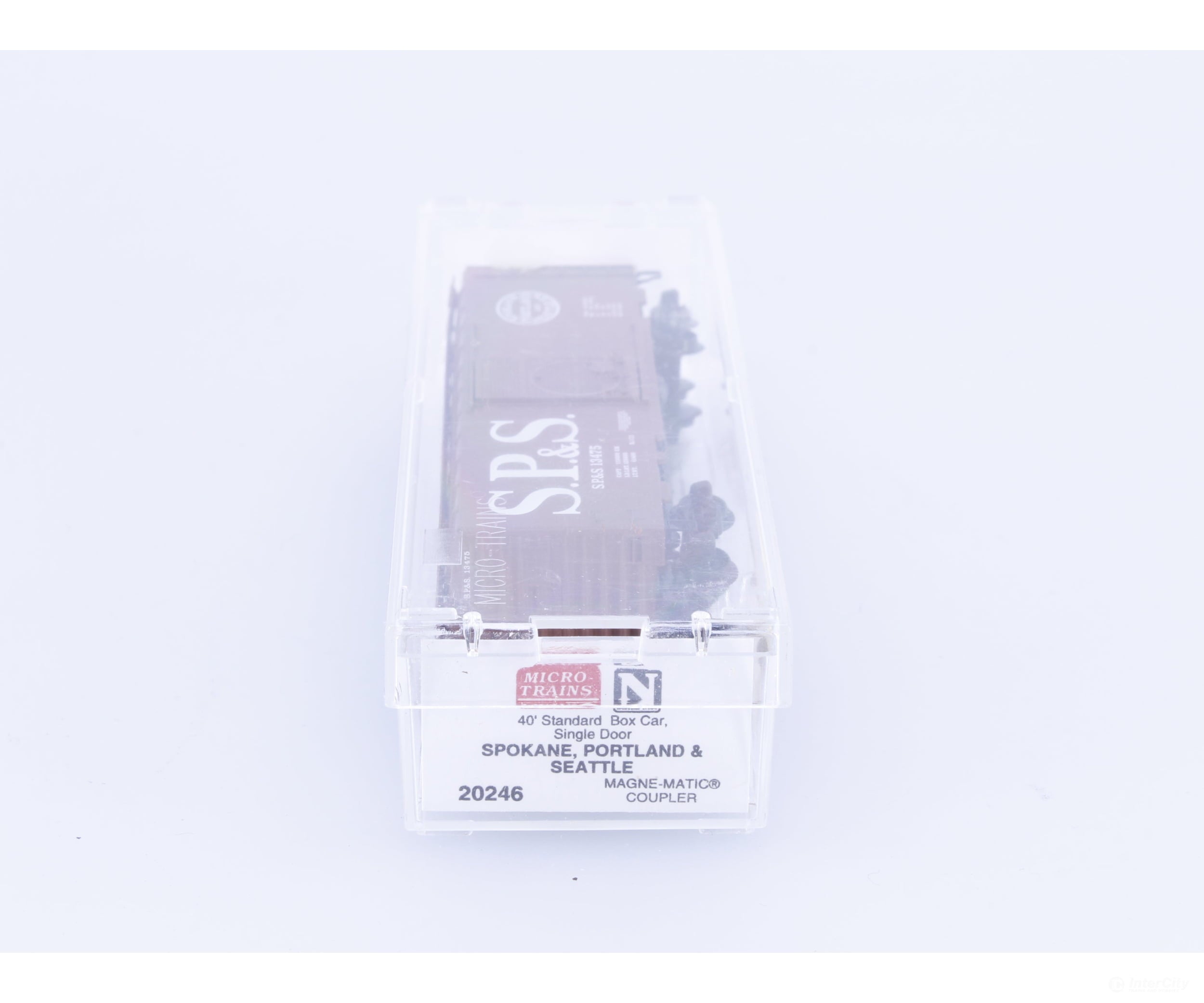 Micro Trains 20246 N 40’ Single Door Boxcar Spokane Portland and Seattle (SPS) 13475 Freight Cars