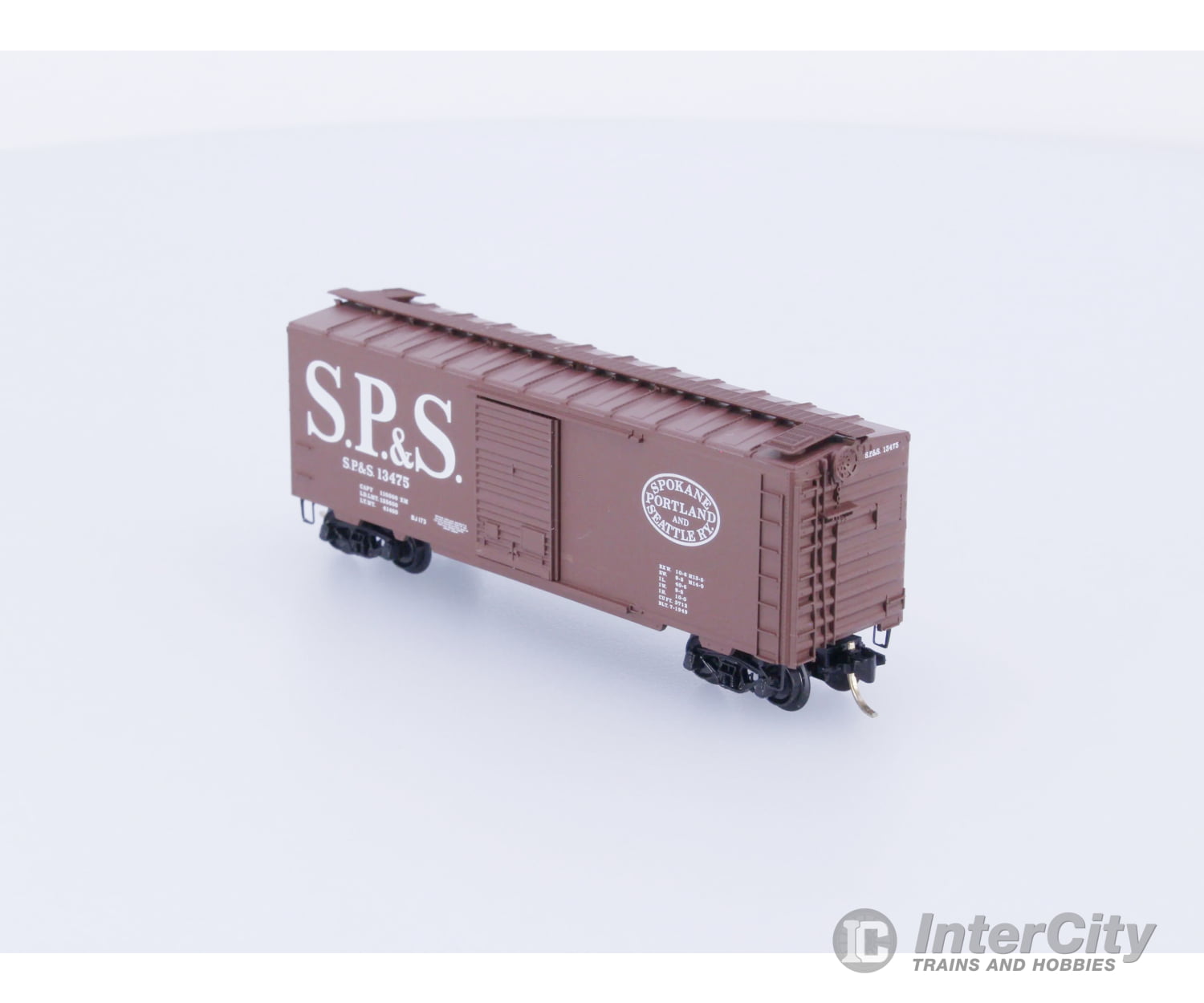 Micro Trains 20246 N Boxcar 40’ PS-1 Spokane Portland & Seattle SP&S Spokane Portland and Seattle (SPS) 13475 Freight