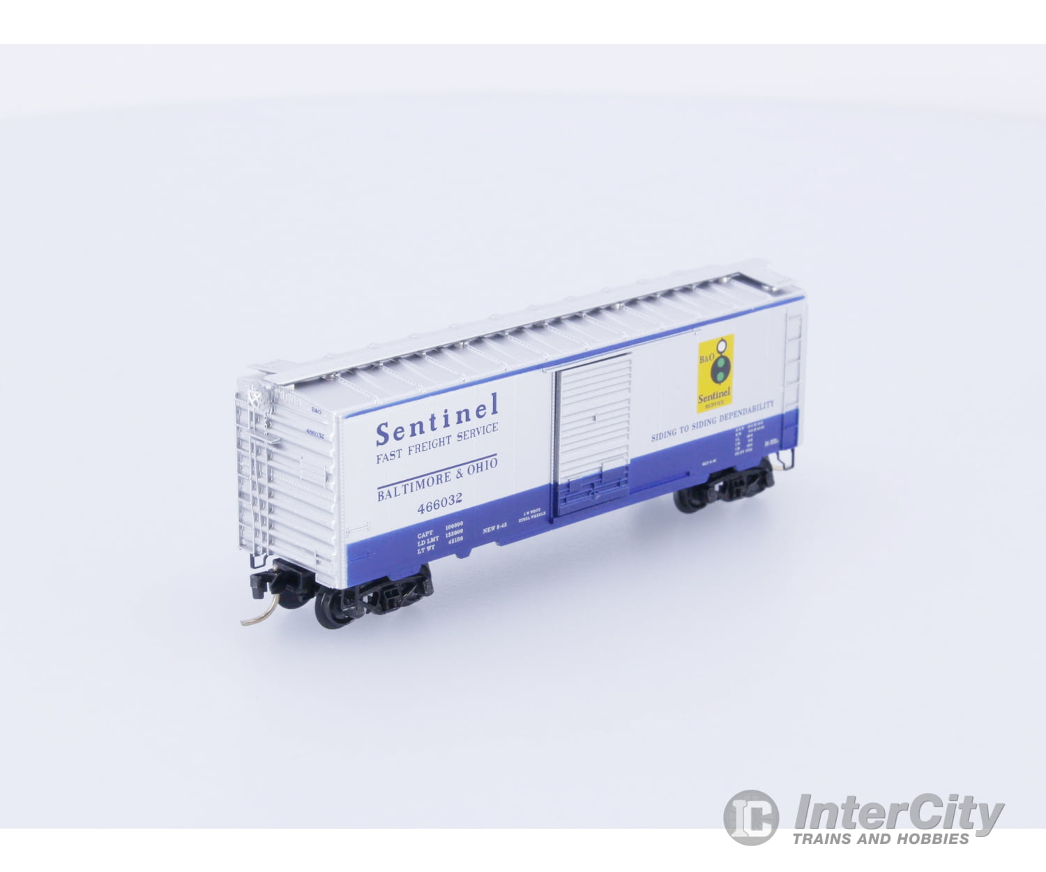 Micro Trains 20256 N Boxcar 40’ PS-1 Baltimore and Ohio (BO) 466032 Freight Cars