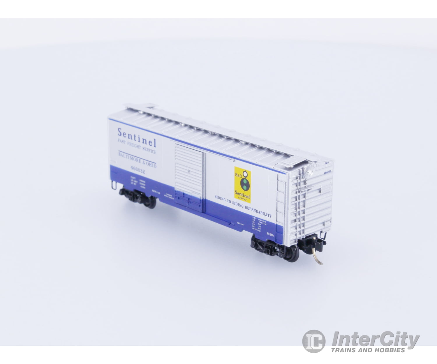 Micro Trains 20256 N Boxcar 40’ PS-1 Baltimore and Ohio (BO) 466032 Freight Cars
