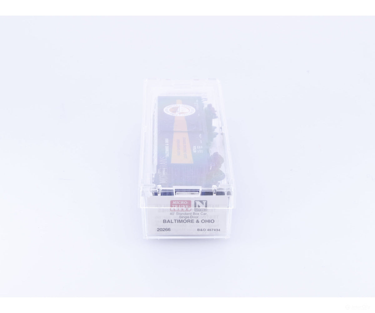 Micro Trains 20266 N Boxcar 40’ PS-1 Baltimore and Ohio (BO) 467434 - Freight Cars
