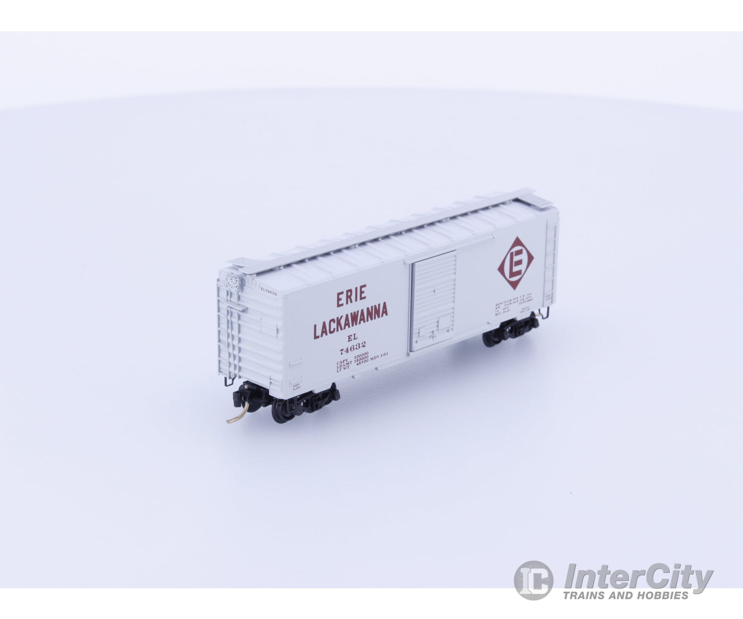 Micro Trains 20360 N 40’ Standard Box Car Single Door Erie Lackawanna (EL) 74632 Freight Cars