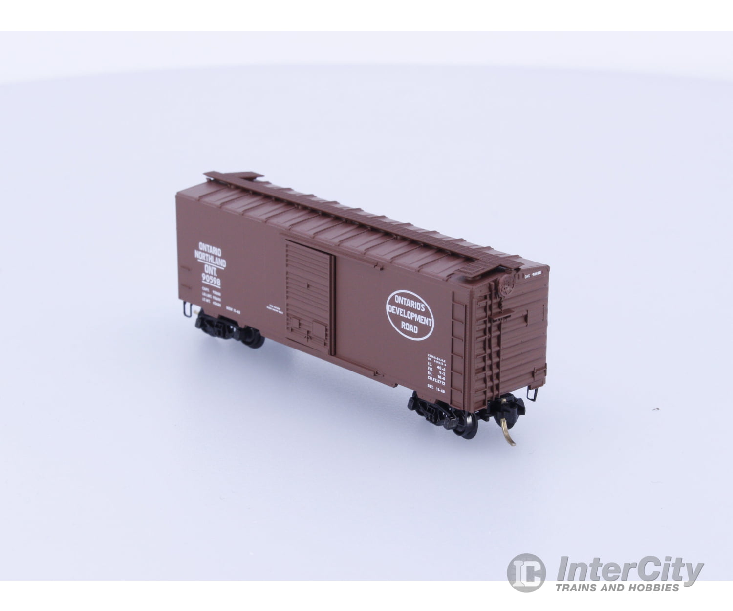 Micro Trains 20376 N Boxcar 40’ PS-1 Ontario Northland (ONT) 90598 Freight Cars
