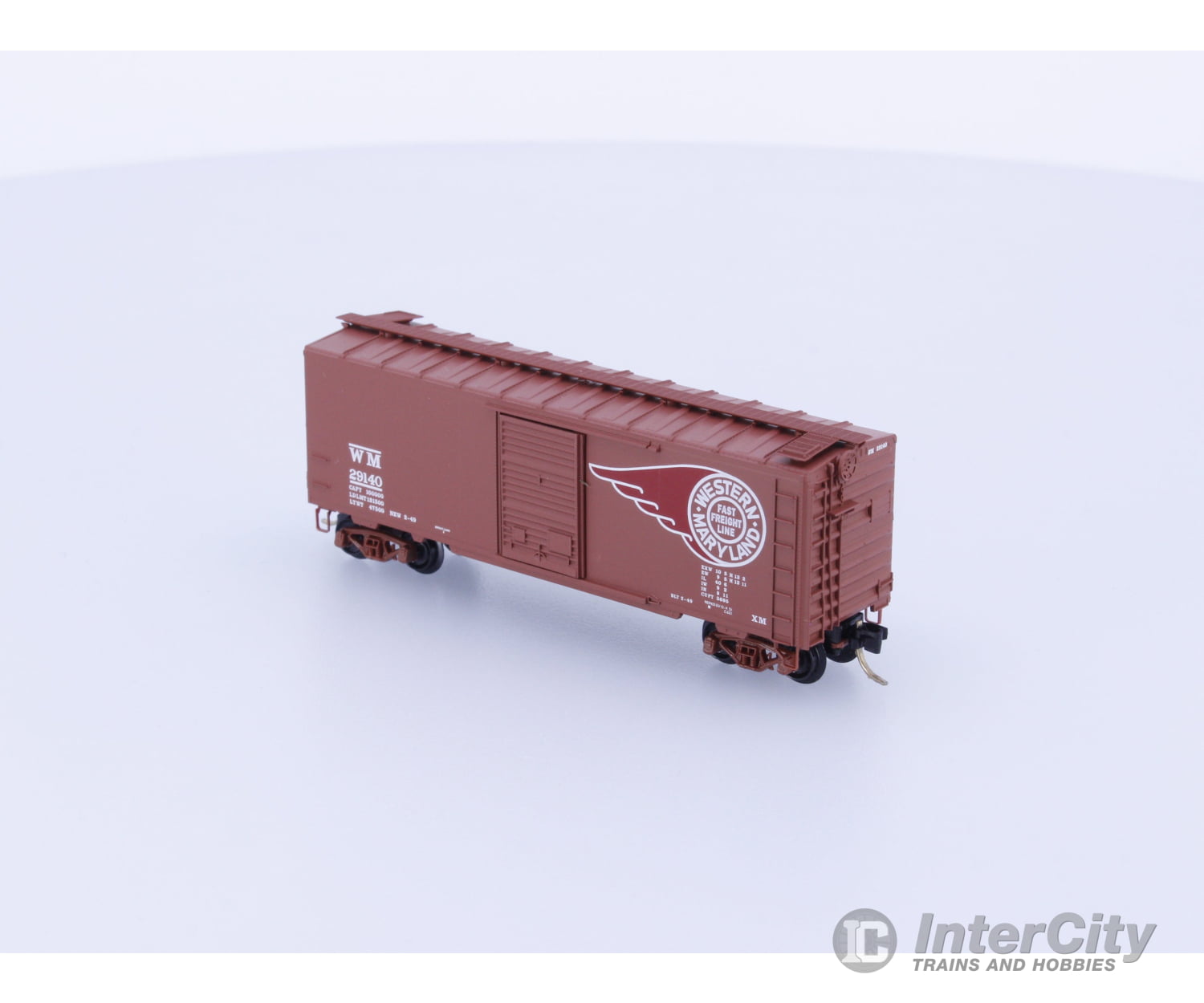 Micro Trains 20396 N 40’ Standard Box Car Single Door Western Maryland 29140 Freight Cars