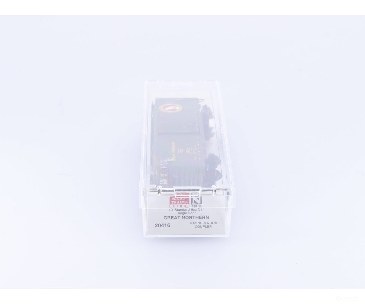 Micro Trains 20416 N 40’ Standard Box Car Single Door Great Northern (GN) 2505 - Freight Cars
