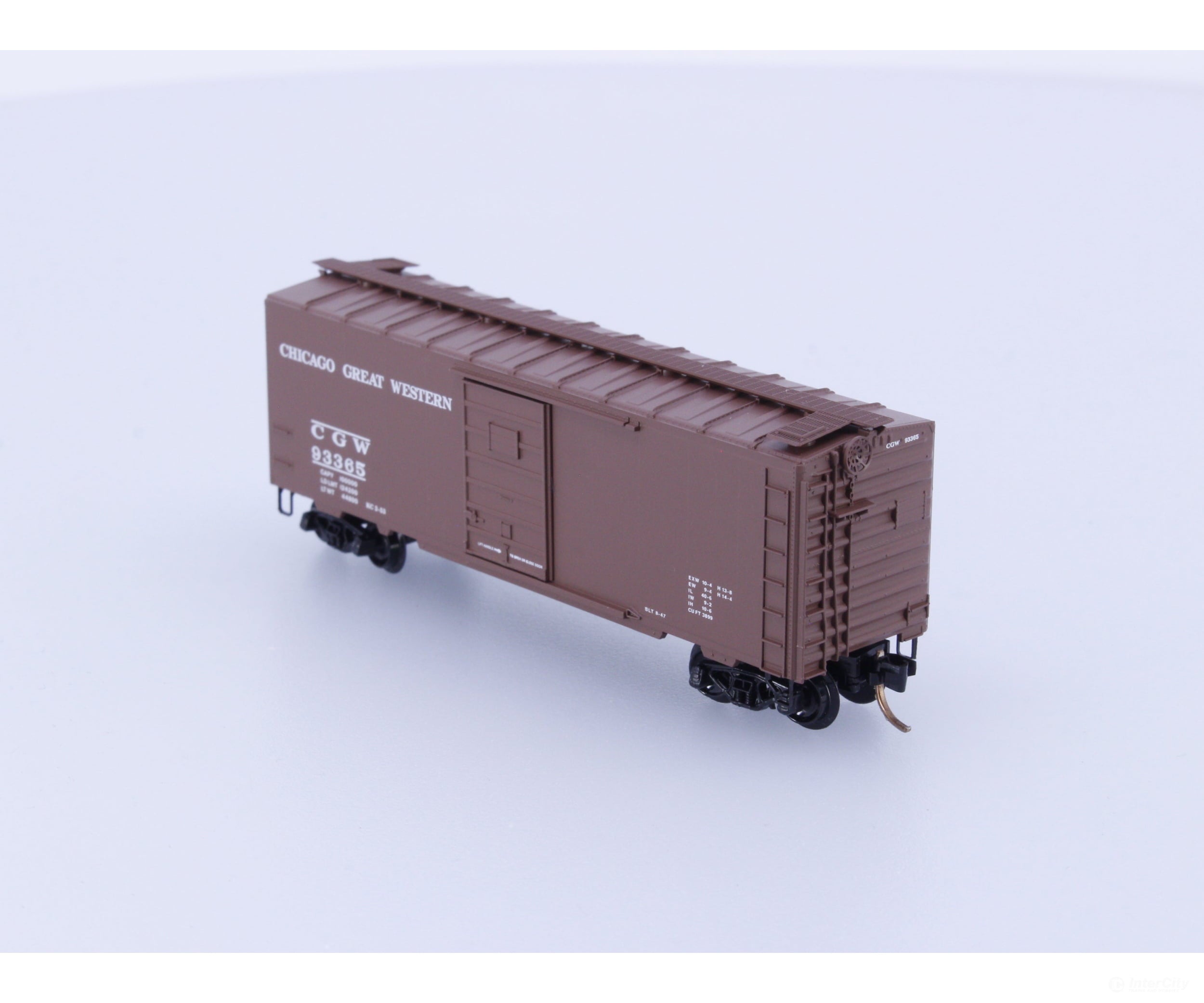 Micro Trains 20466 N Boxcar 40’ PS-1 Chicago Great Western (CGW) 93365 Freight Cars