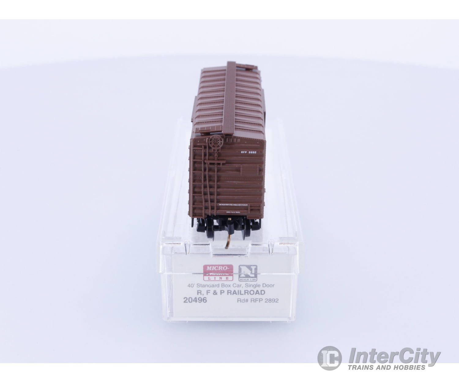 Micro Trains 20496 N 40’ Standard Box Car Single Door R.F. and P Railroad 2892 Freight Cars