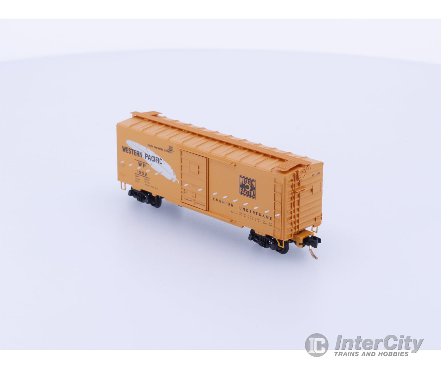 Micro Trains 20506 N 40’ Standard Box Car Single Door Western Pacific (WP) 1952 Freight Cars