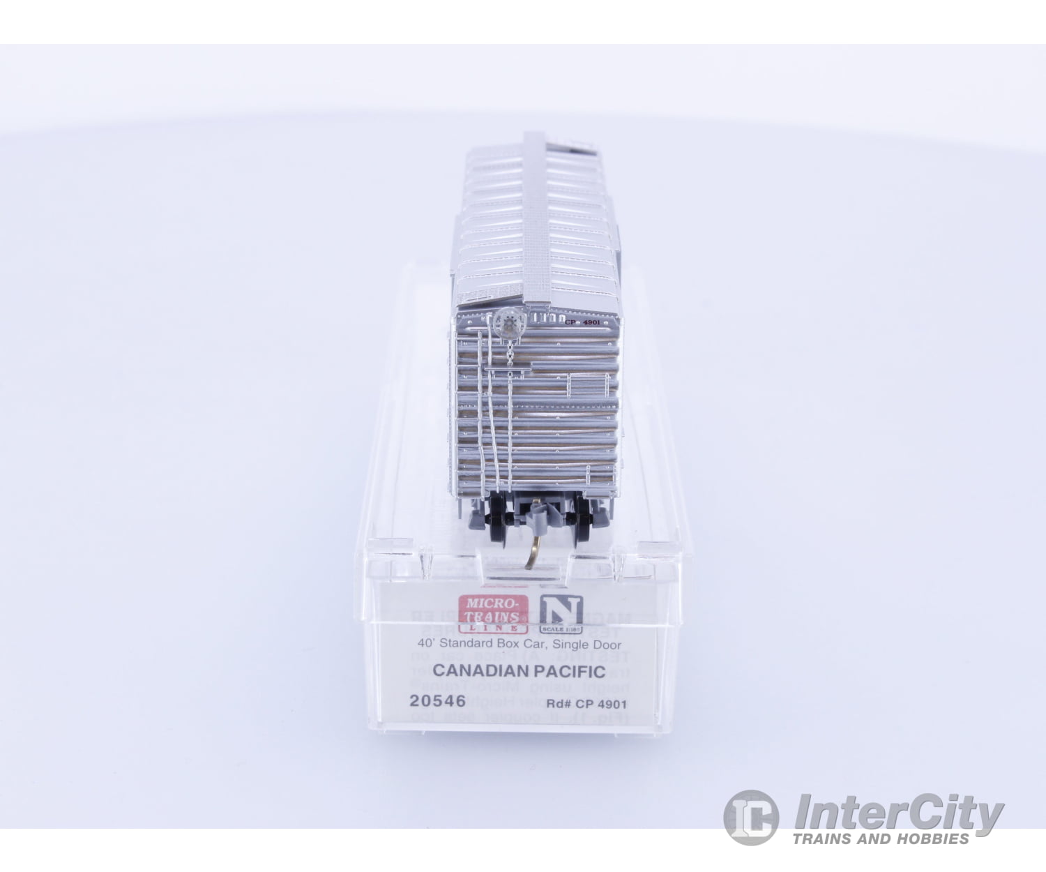 Micro Trains 20546 N 40’ Standard Box Car Single Door Canadian Pacific (CP) 4901 Freight Cars