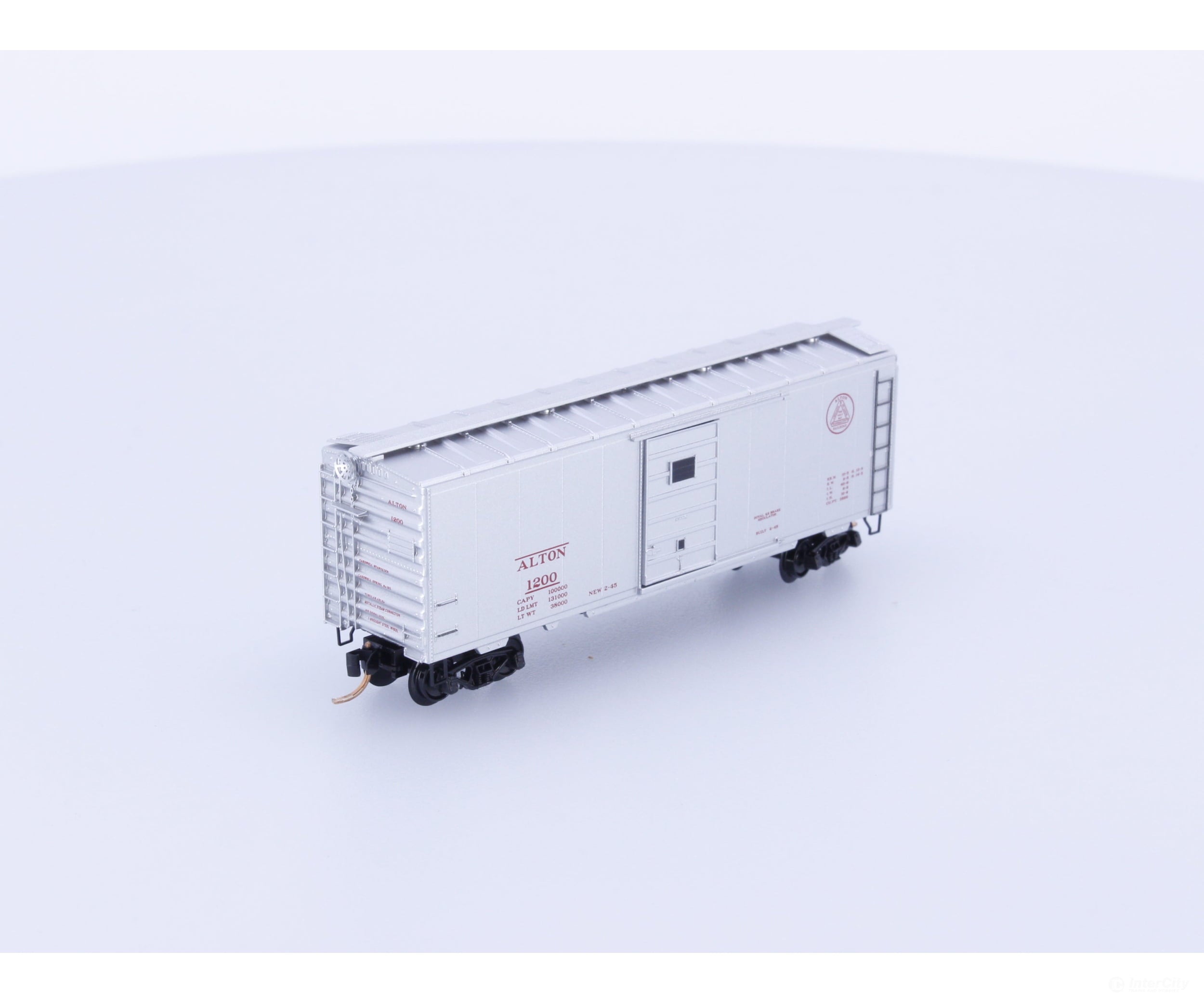 Micro Trains 20586 N 40’ Standard Box Car Single Door Alton Railroad 1200 Freight Cars