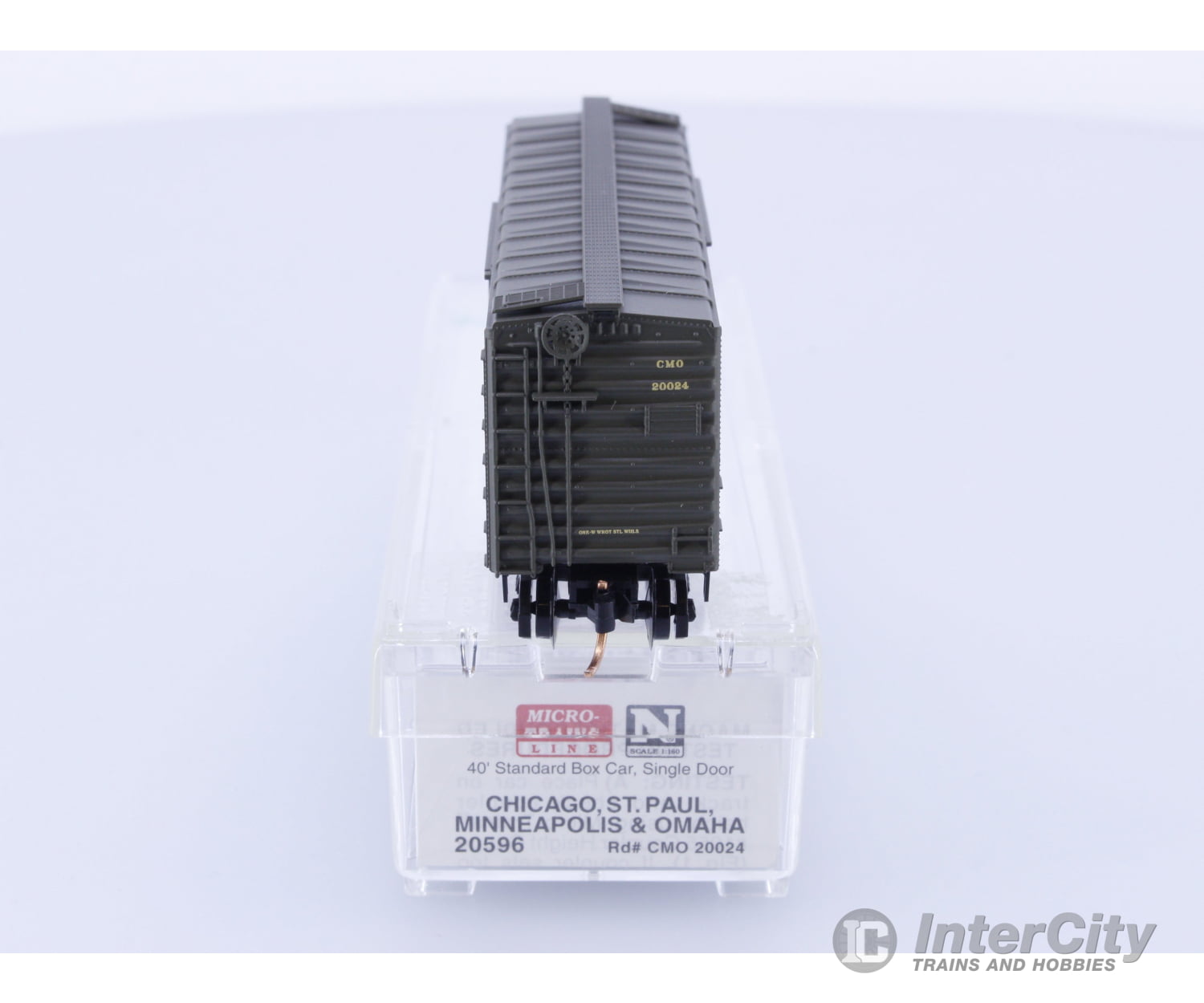Micro Trains 20596 N Boxcar 40’ PS-1 Chicago St.Paul Minneapolis & Omaha CMO 20024 Freight Cars
