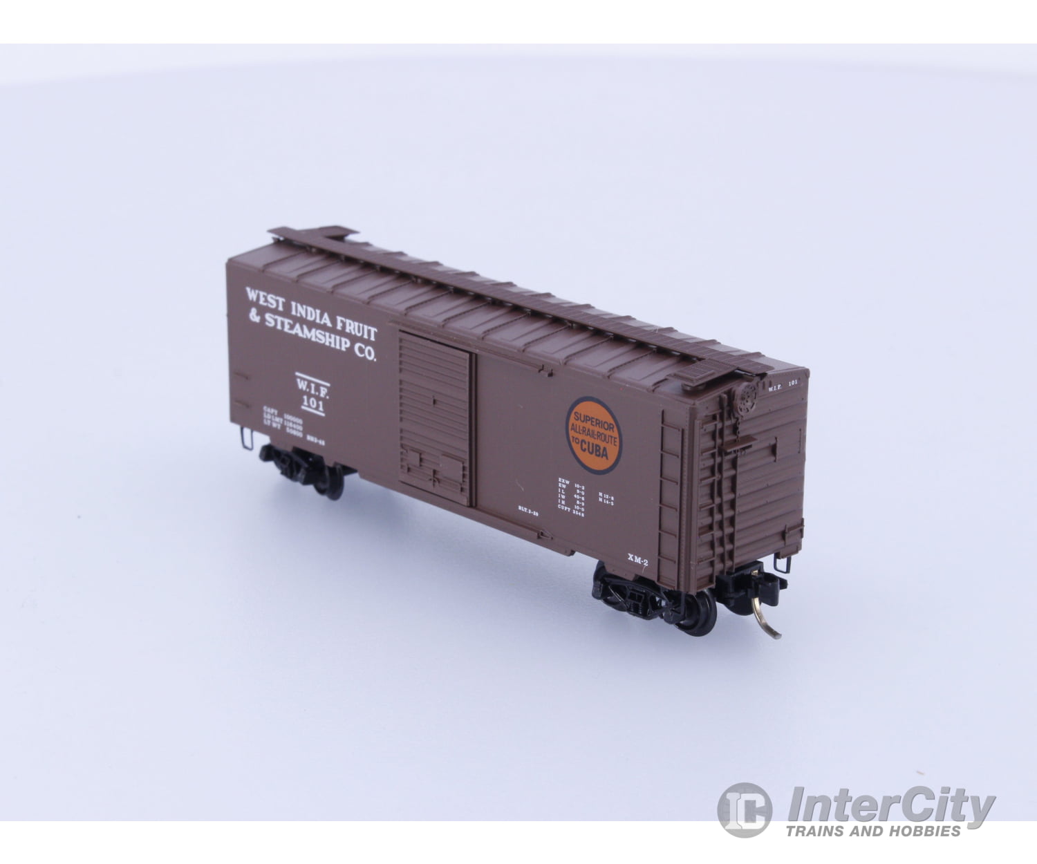 Micro Trains 20630 N Boxcar 40’ PS-1 West India Fruit WIF 101 Freight Cars