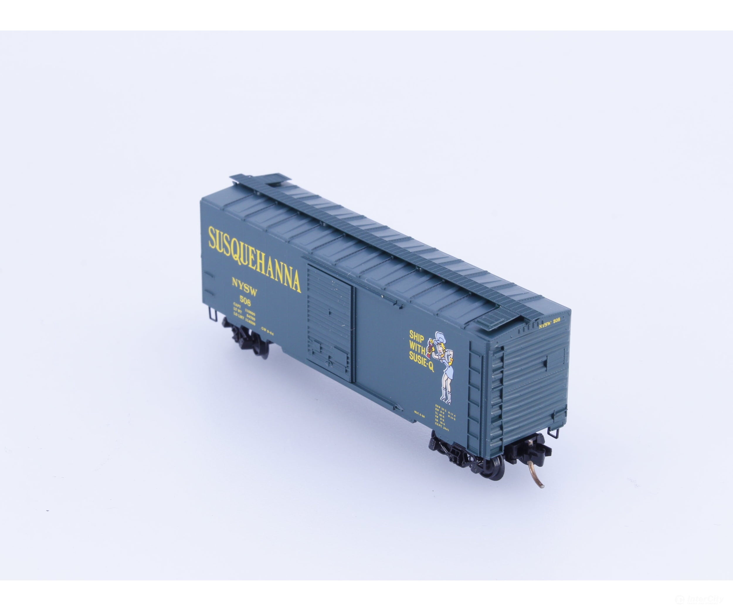 Micro Trains 20670 N 40’ Single Door Boxcar Susquehanna (NYSW) 508 Freight Cars