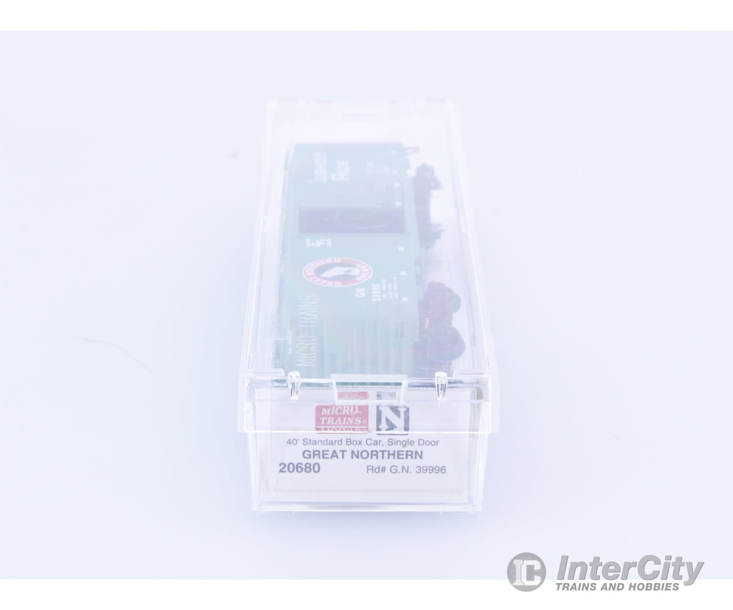 Micro Trains 20680 N 40’ Single Door Boxcar Great Northern (GN) 39996 (#2) Freight Cars