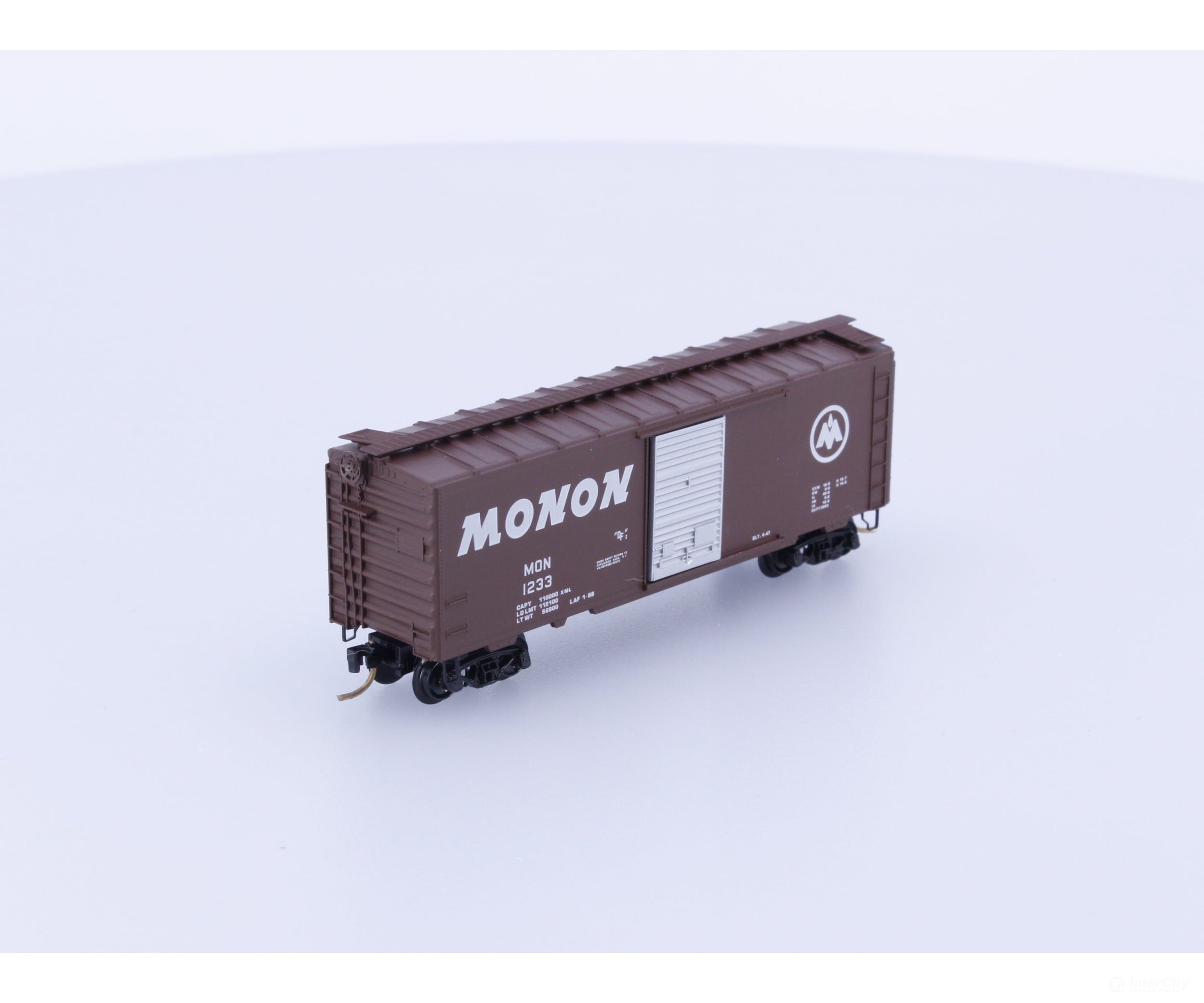 Micro Trains 20770 N 40’ Standard Box Car Single Door MONON 1233 Freight Cars