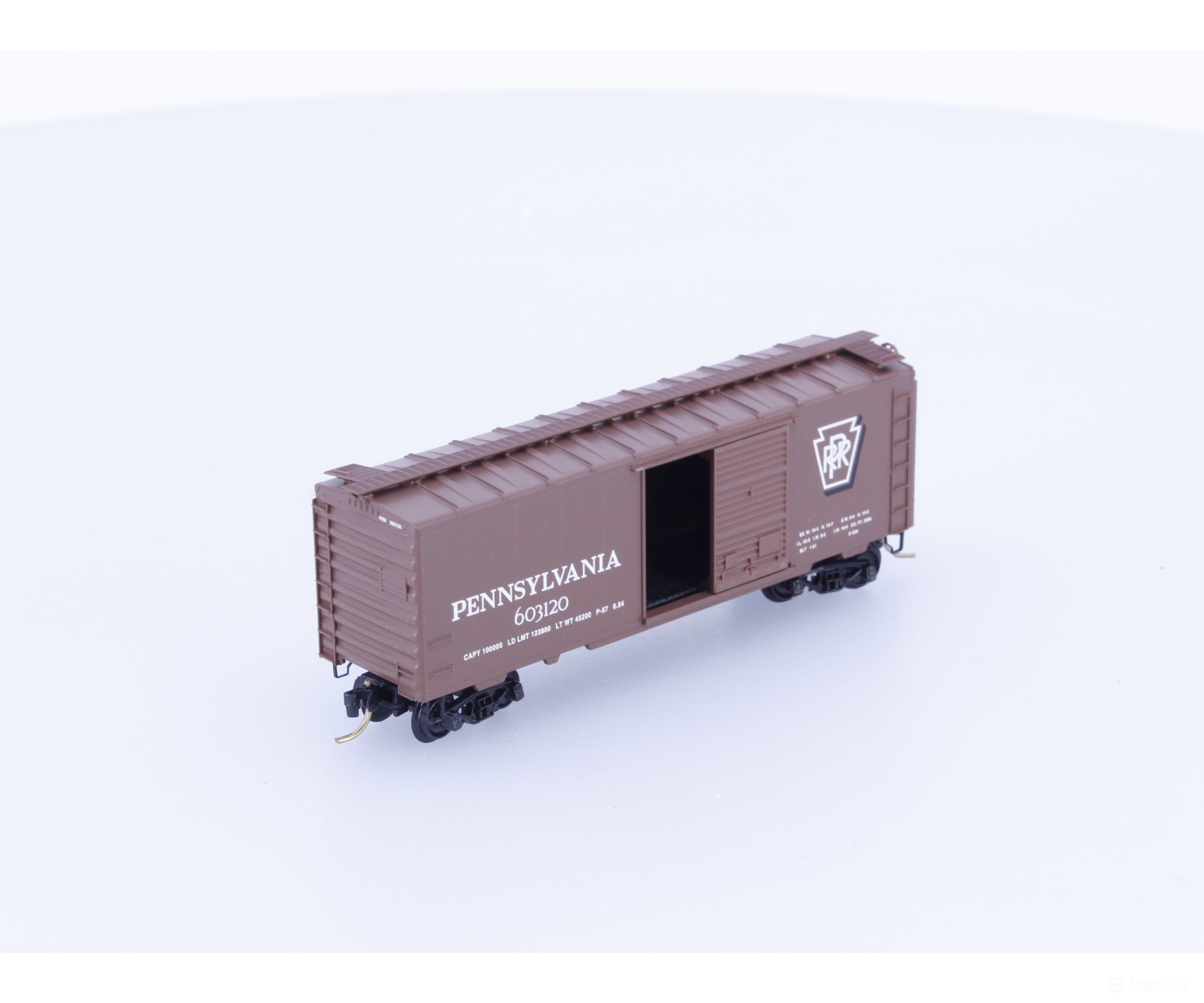 Micro Trains 20780/2 N 40’ Single Door Boxcar Pennsylvania Railroad (PRR) 603120 - Freight Cars