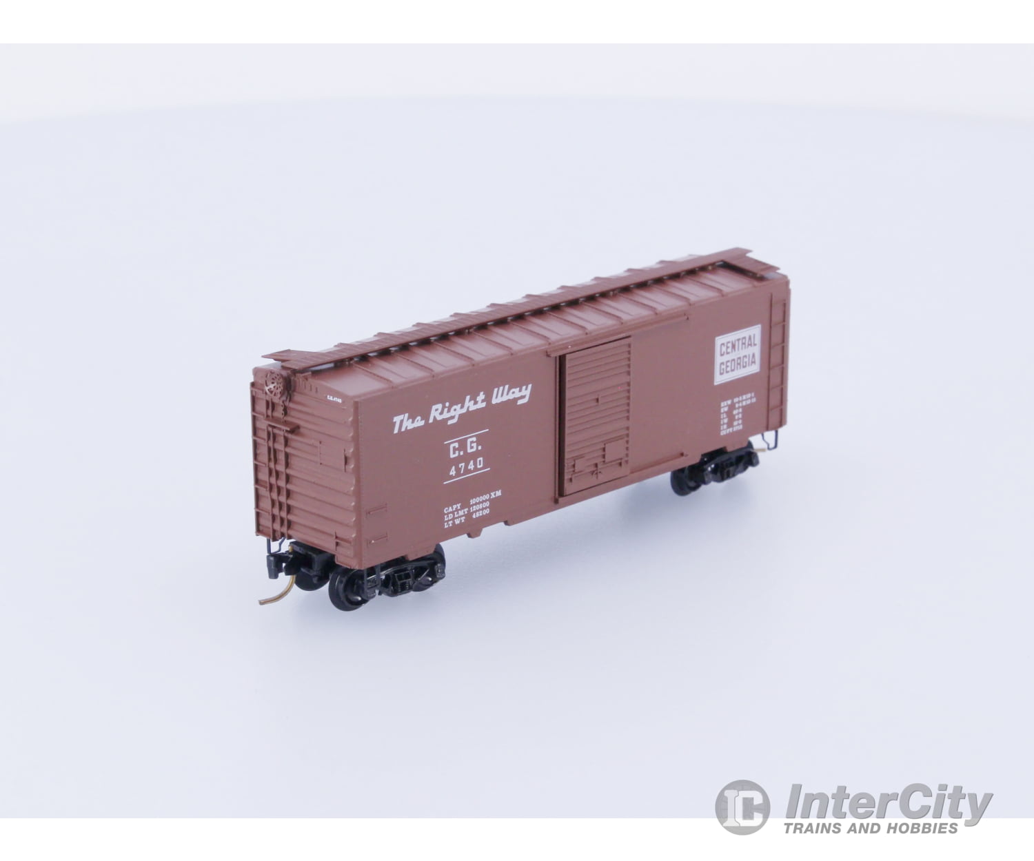 Micro Trains 20920 N Boxcar 40’ PS-1 Central of Georgia CG 4740 Freight Cars