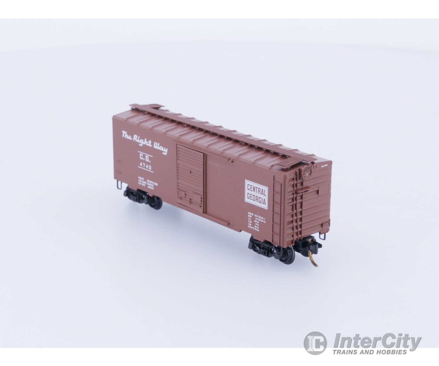 Micro Trains 20920 N Boxcar 40’ PS-1 Central of Georgia CG 4740 Freight Cars