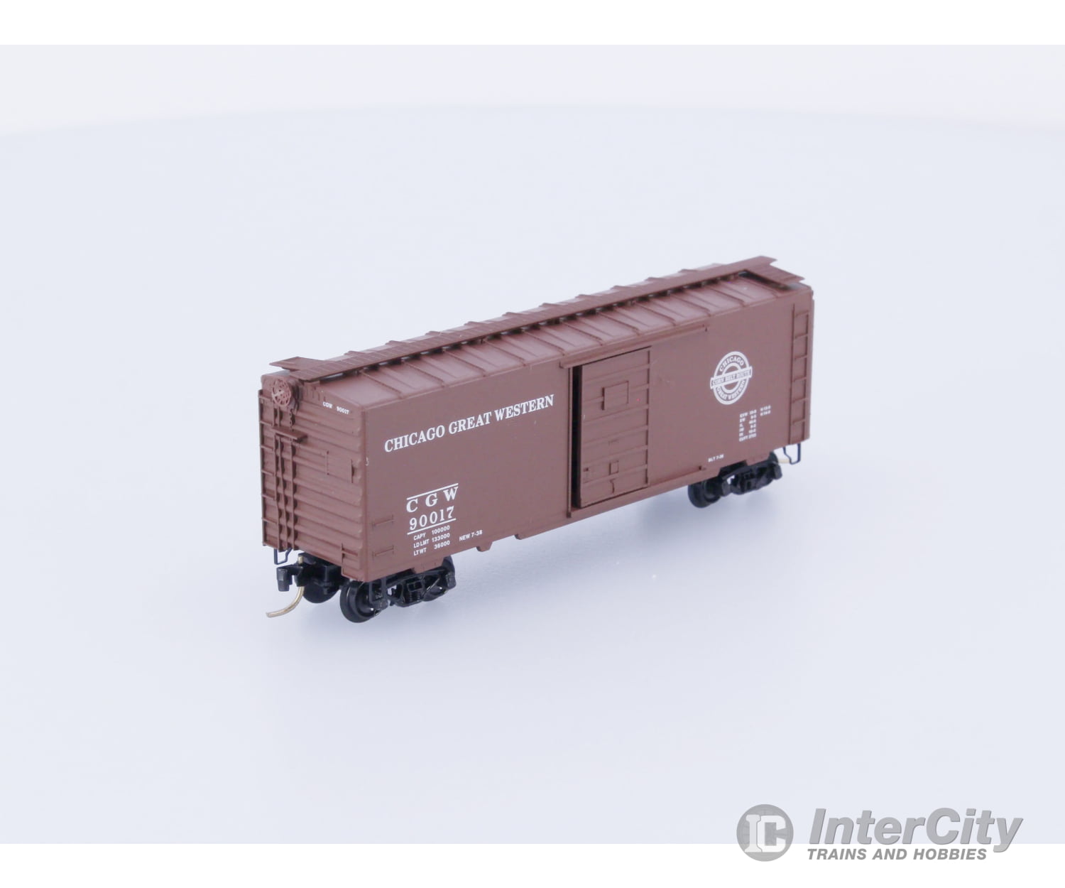 Micro Trains 20950 N Boxcar 40’ PS-1 Chicago Great Western (CGW) 90017 Freight Cars