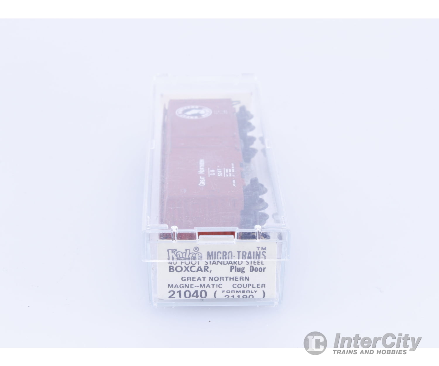Micro Trains 21040 N 40’ Plug Door Boxcar Great Northern (GN) 5047 Freight Cars
