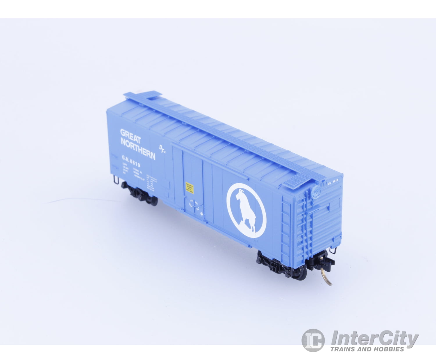 Micro Trains 21040 N 40’ Plug Door Boxcar Great Northern (GN) 6619 Freight Cars