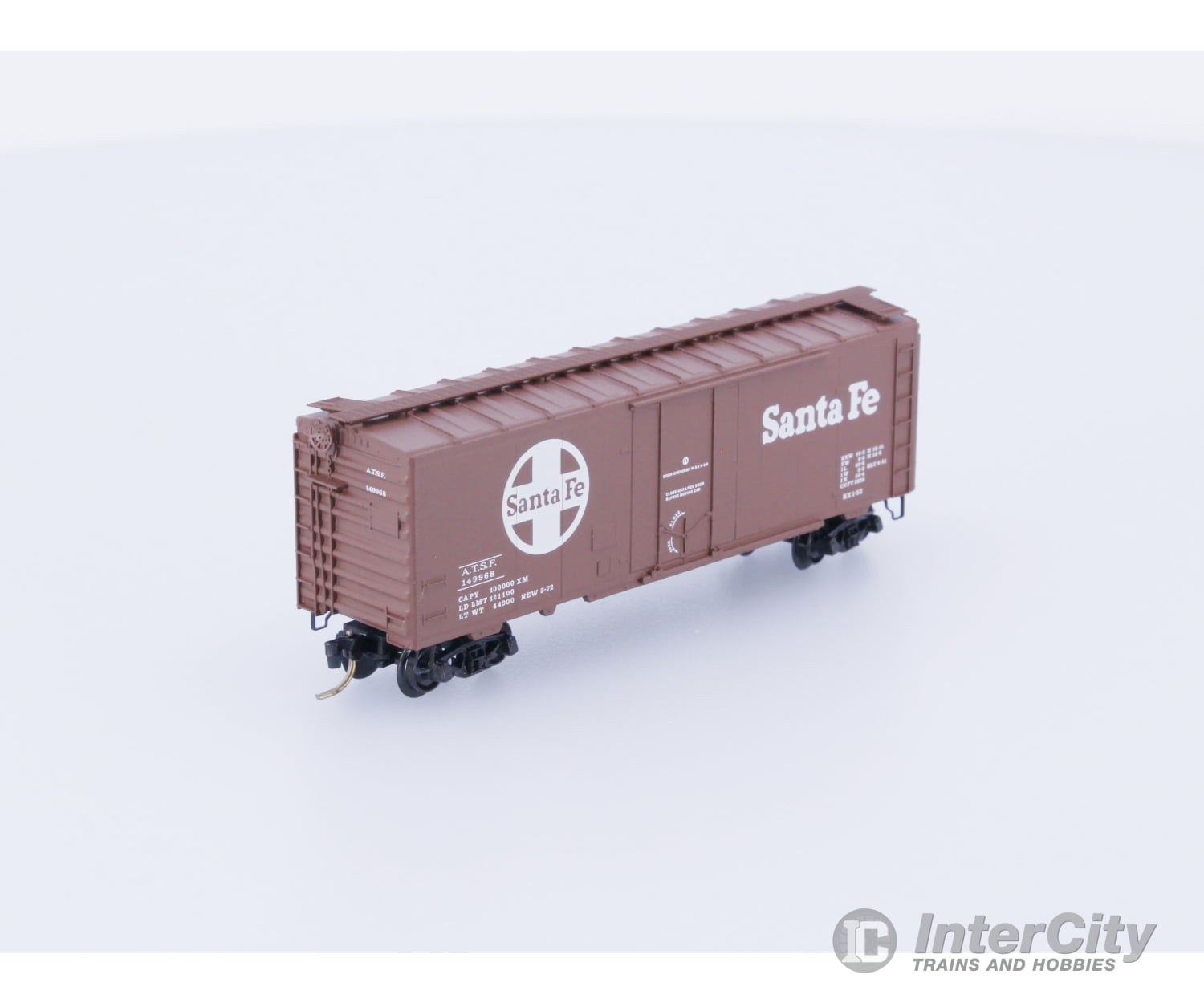 Micro Trains 21110 N Boxcar 40’ Steel Plug Door Santa Fe (SF) 149968 Freight Cars