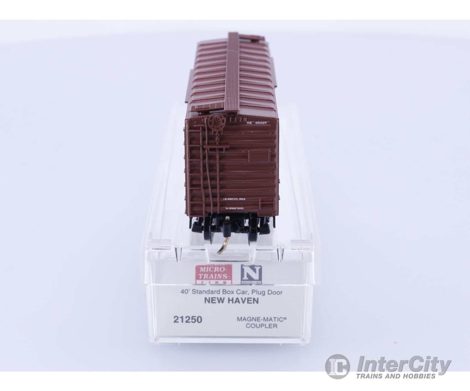 Micro Trains 21250 N Boxcar 40’ Steel Plug Door New York New Haven and Hartford Railroad (NH) 45097 Freight Cars