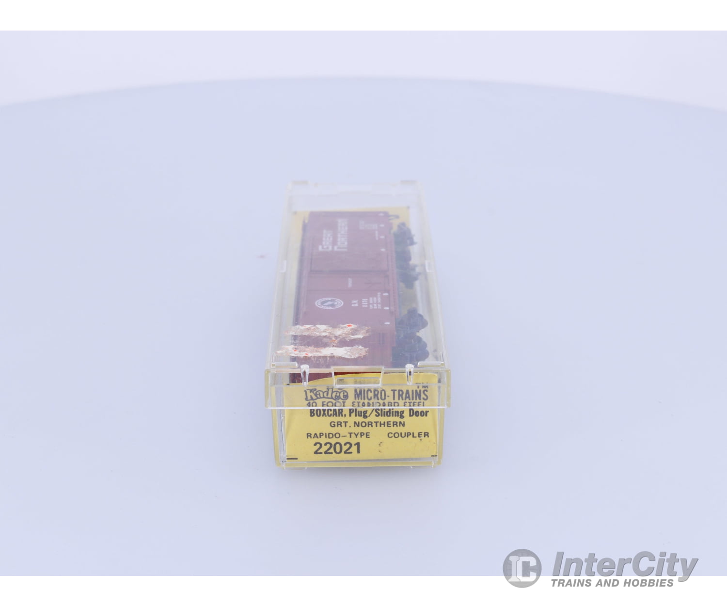 Micro Trains 22021 N 40’ Standard Box Car Plug & Sliding Door Great Northern (GN) 11876 (#2) Freight Cars