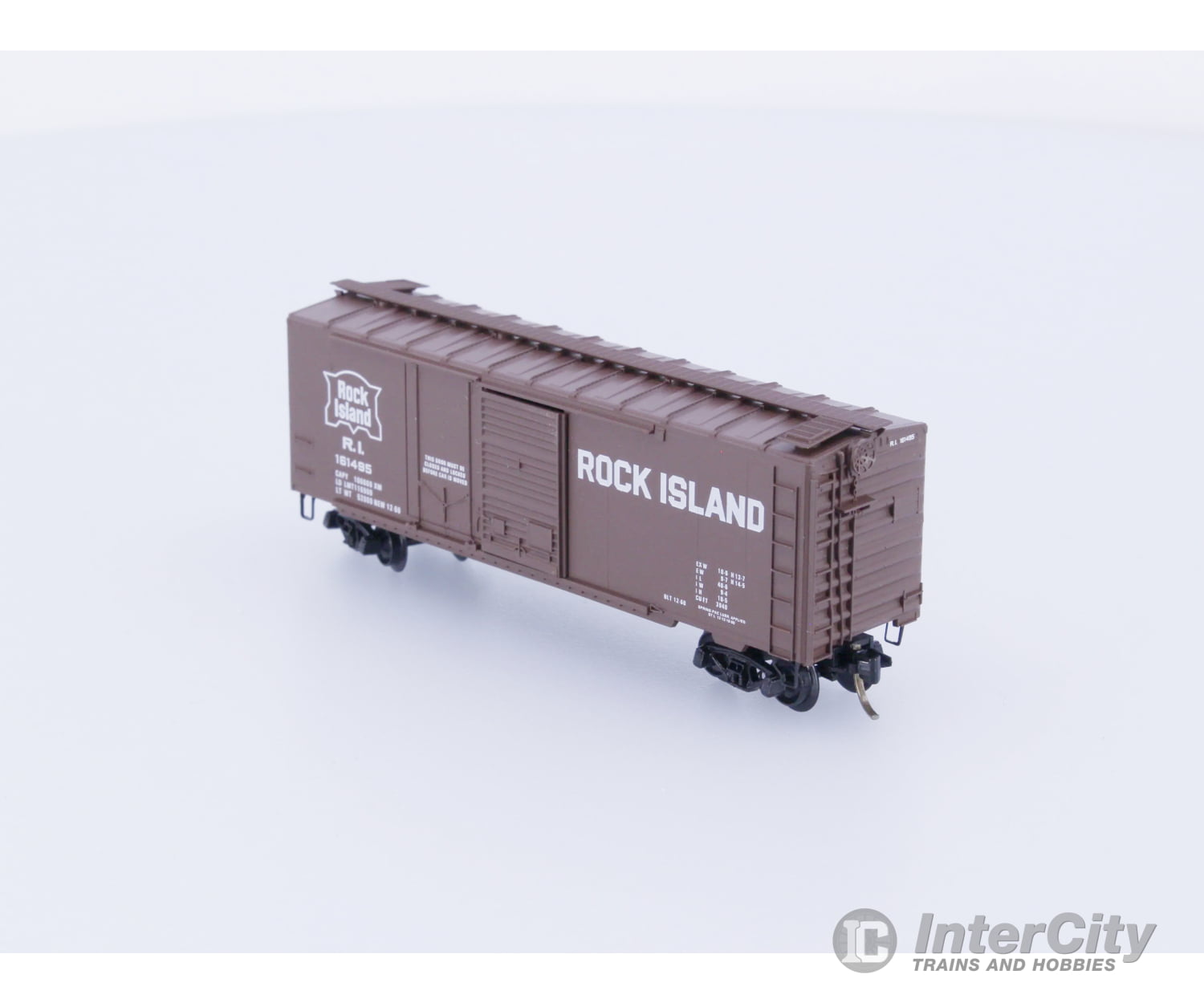 Micro Trains 22060 N Boxcar 40’ Steel Combo Door Chicago Rock Island and Pacific (ROCK) 161495 Freight Cars