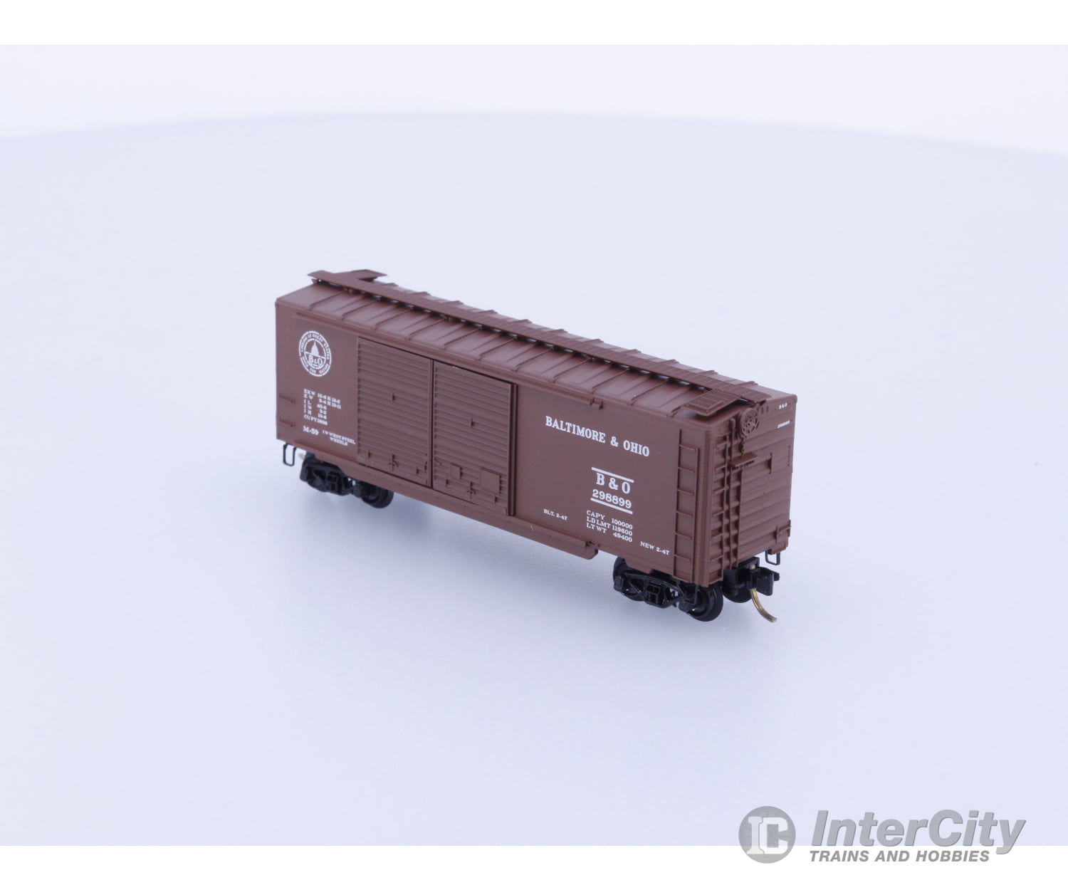 Micro Trains 23040 N 40’ Standard Box Car Double Doors Baltimore and Ohio (BO) 298899 Freight Cars