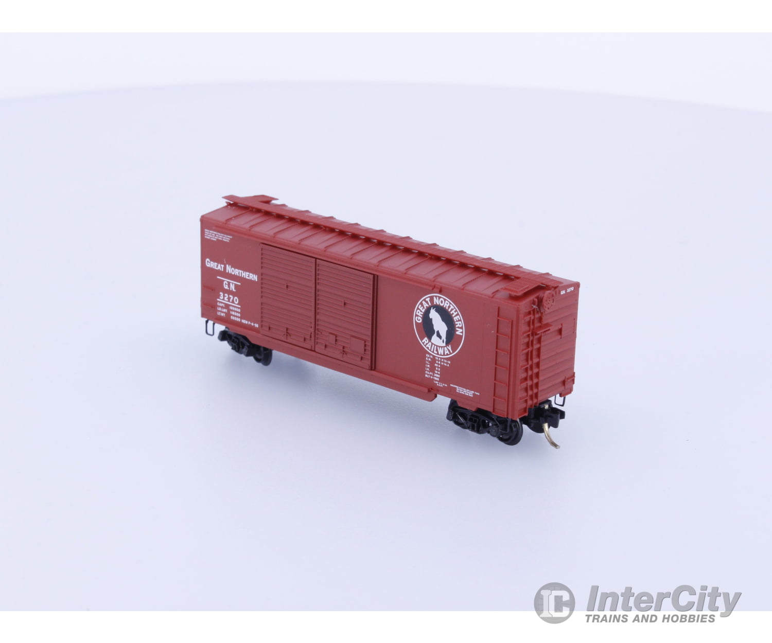 Micro Trains 23060 N 40’ Standard Box Car Double Doors Great Northern (GN) 3270 Freight Cars
