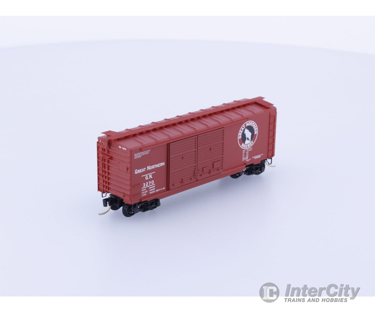 Micro Trains 23060 N 40’ Standard Box Car Double Doors Great Northern (GN) 3270 Freight Cars