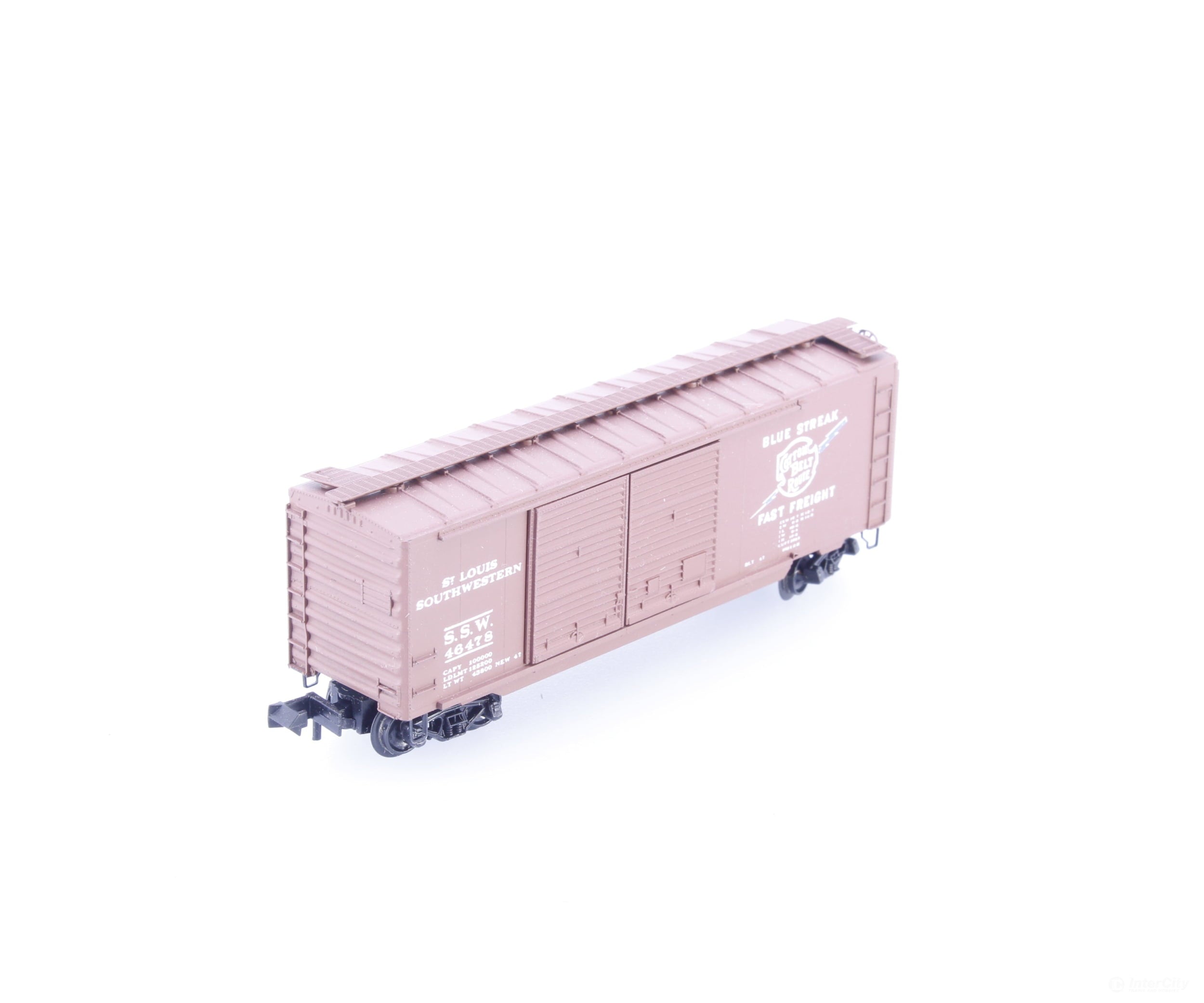 Micro Trains 23129-1 N 40’ Double Door Boxcar St Louis Southwestern (SLSW/SSW) 46478 - Freight Cars