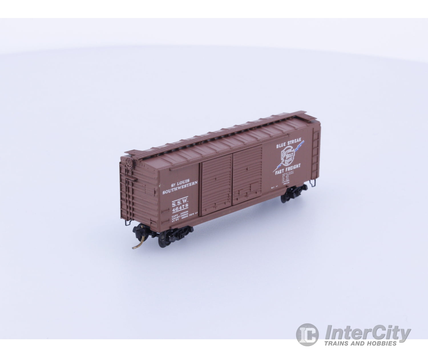 Micro Trains 23129 N 40’ Standard Box Car Double Doors St Louis Southwestern (SLSW/SSW) 46478 Freight Cars