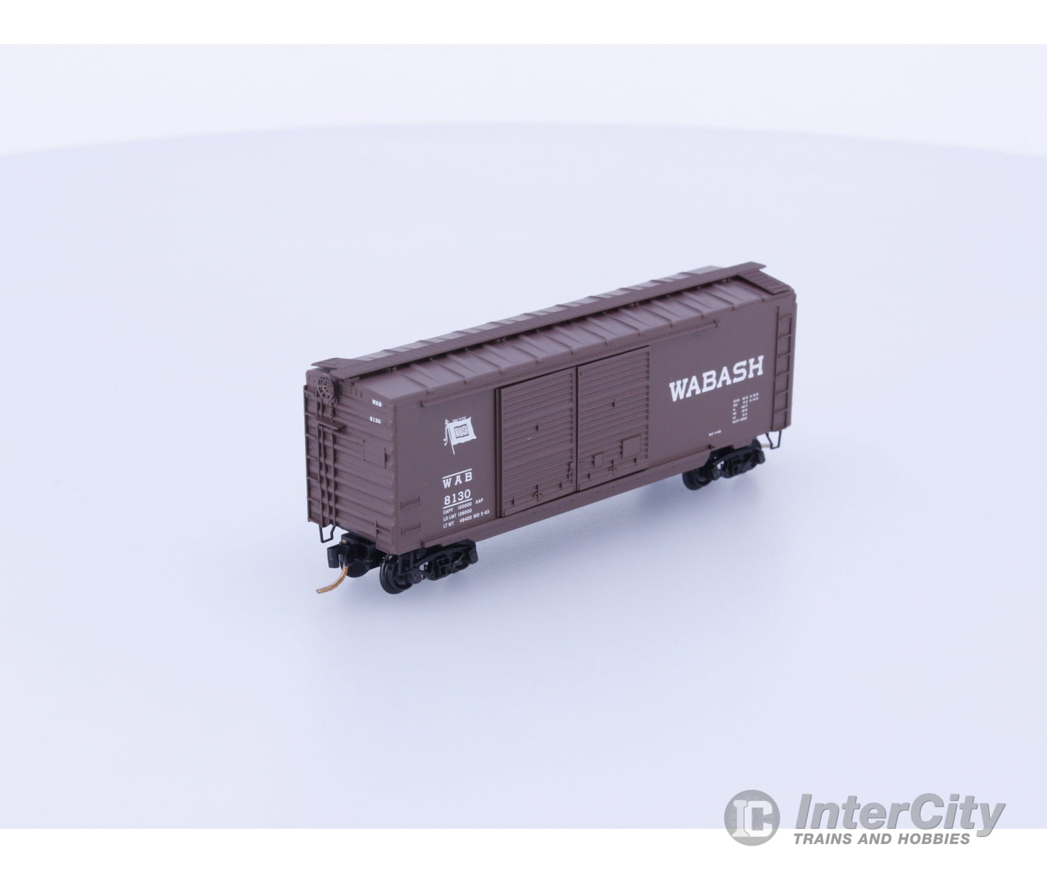 Micro Trains 23130 N 40’ Standard Box Car Double Doors Wabash Railroad (WAB) 8130 Freight Cars