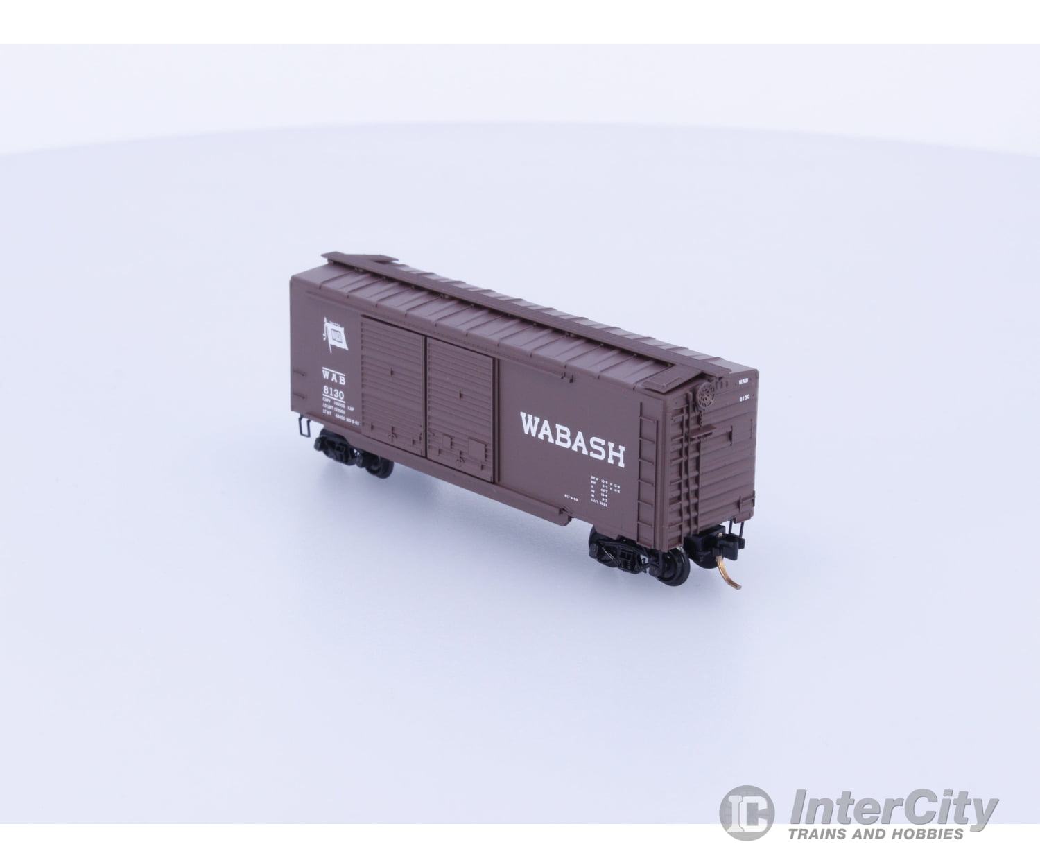 Micro Trains 23130 N 40’ Standard Box Car Double Doors Wabash Railroad (WAB) 8130 Freight Cars