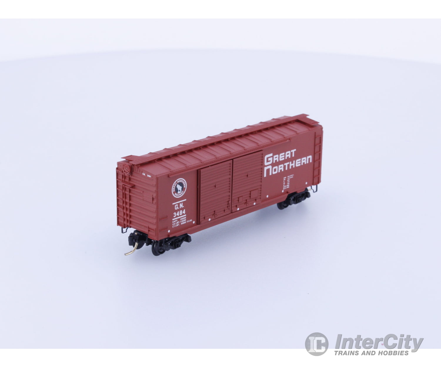 Micro Trains 23210 N Boxcar 40’ Great Northern (GN) 3484 Freight Cars