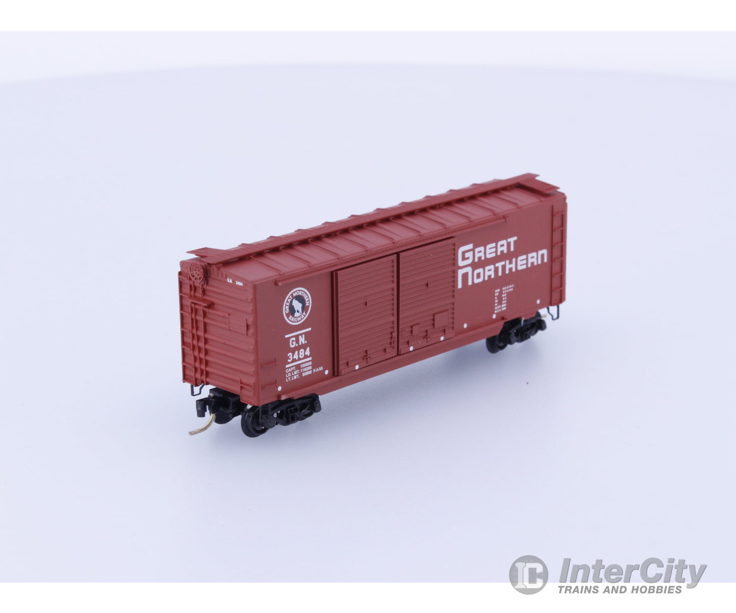 Micro Trains 23210 N Boxcar 40’ PS-1 Great Northern (GN) 3484 Freight Cars
