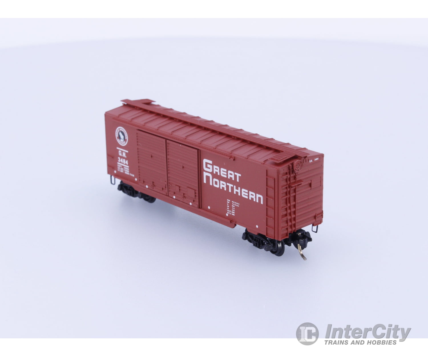 Micro Trains 23210 N Boxcar 40’ PS-1 Great Northern (GN) 3484 Freight Cars