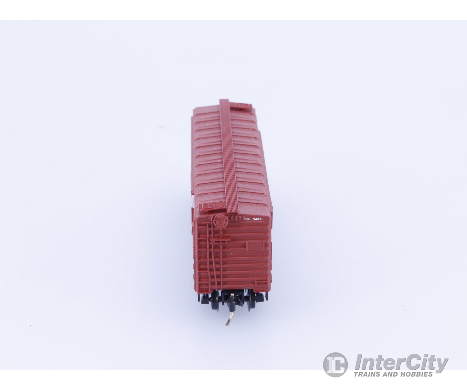 Micro Trains 23220 N 40’ Double Door Boxcar Circus Train Car Great Northern (GN) 3486 Freight Cars