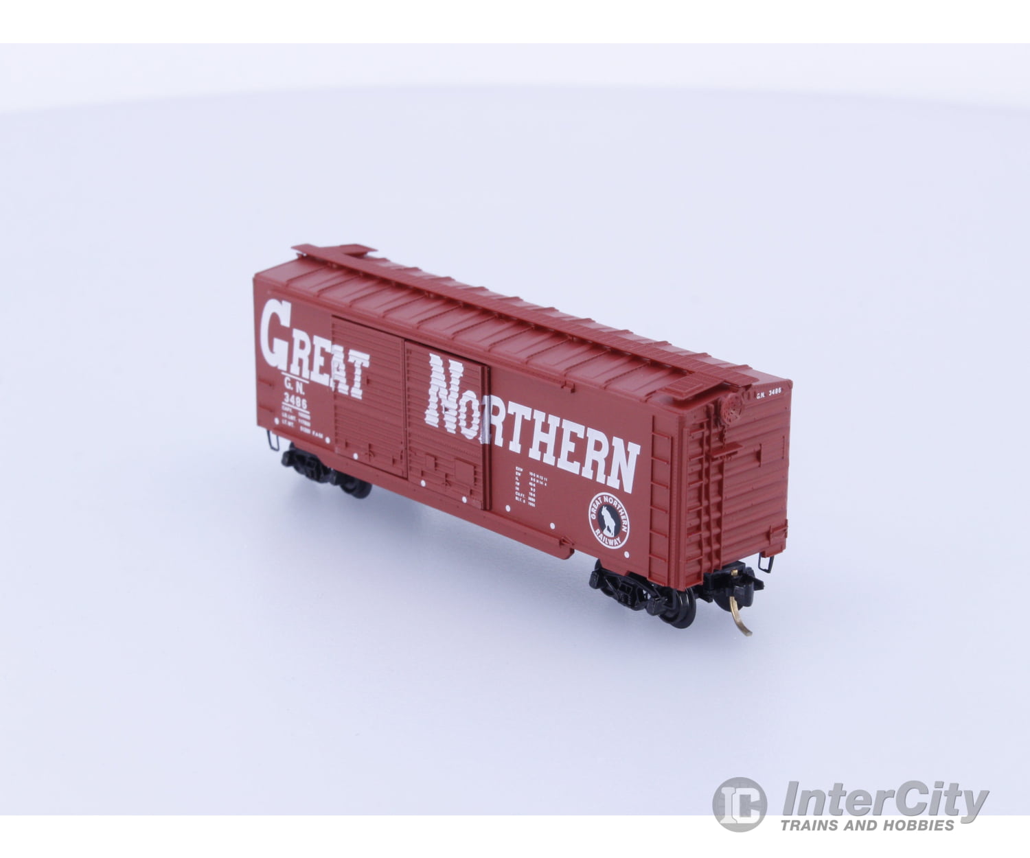 Micro Trains 23220 N Boxcar 40’ PS-1 Great Northern (GN) 3486 Freight Cars