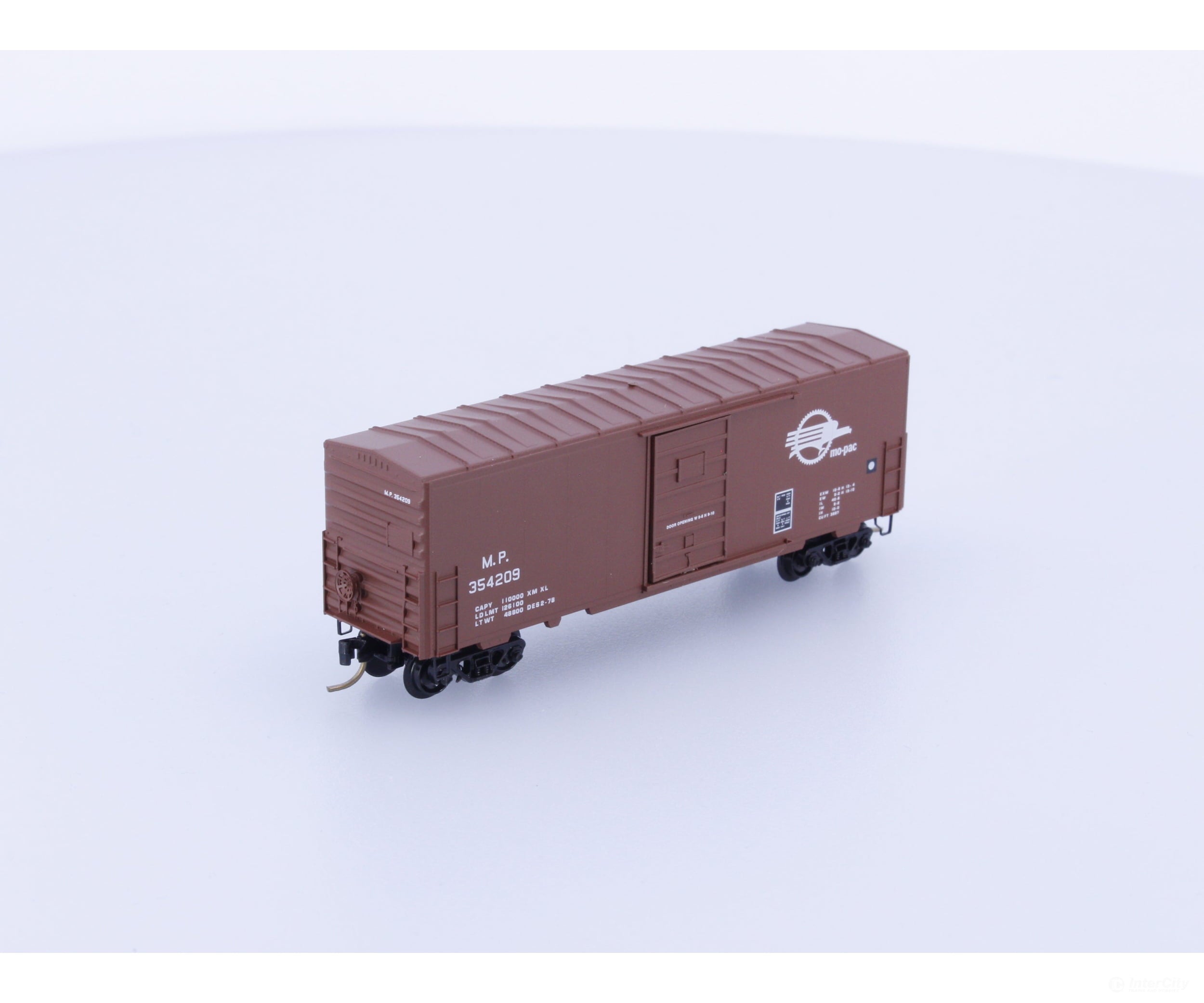 Micro Trains 24200 N 40’ Standard Box Car Single Door Missouri Pacific (MP) 354209 Freight Cars
