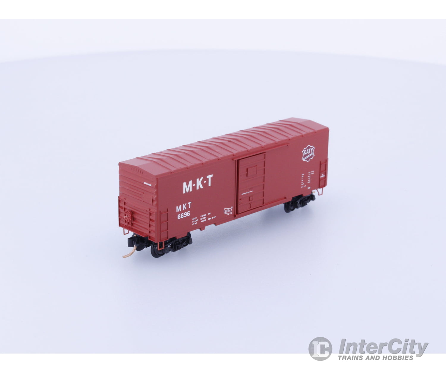Micro Trains 24320 N Boxcar 40’ Missouri-Kansas-Texas (MKT) 6696 (#1) Freight Cars