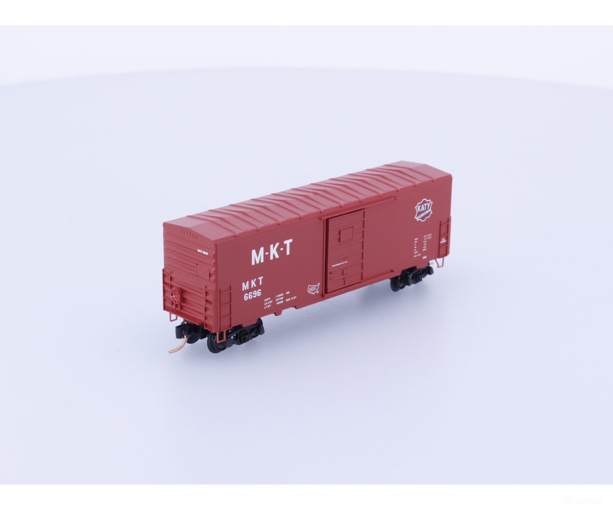 Micro Trains 24320 N Boxcar 40’ Missouri-Kansas-Texas (MKT) 6696 (#1) Freight Cars