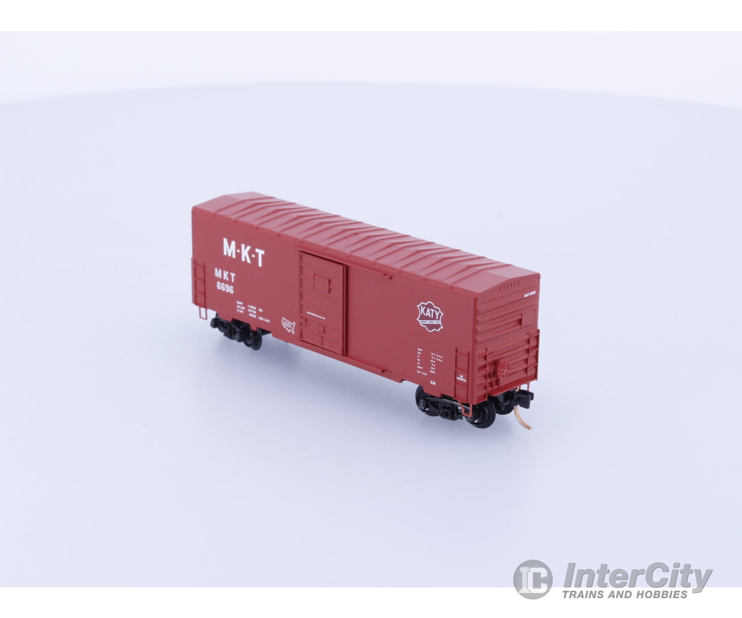 Micro Trains 24320 N Boxcar 40’ Missouri-Kansas-Texas (MKT) 6696 (#1) Freight Cars