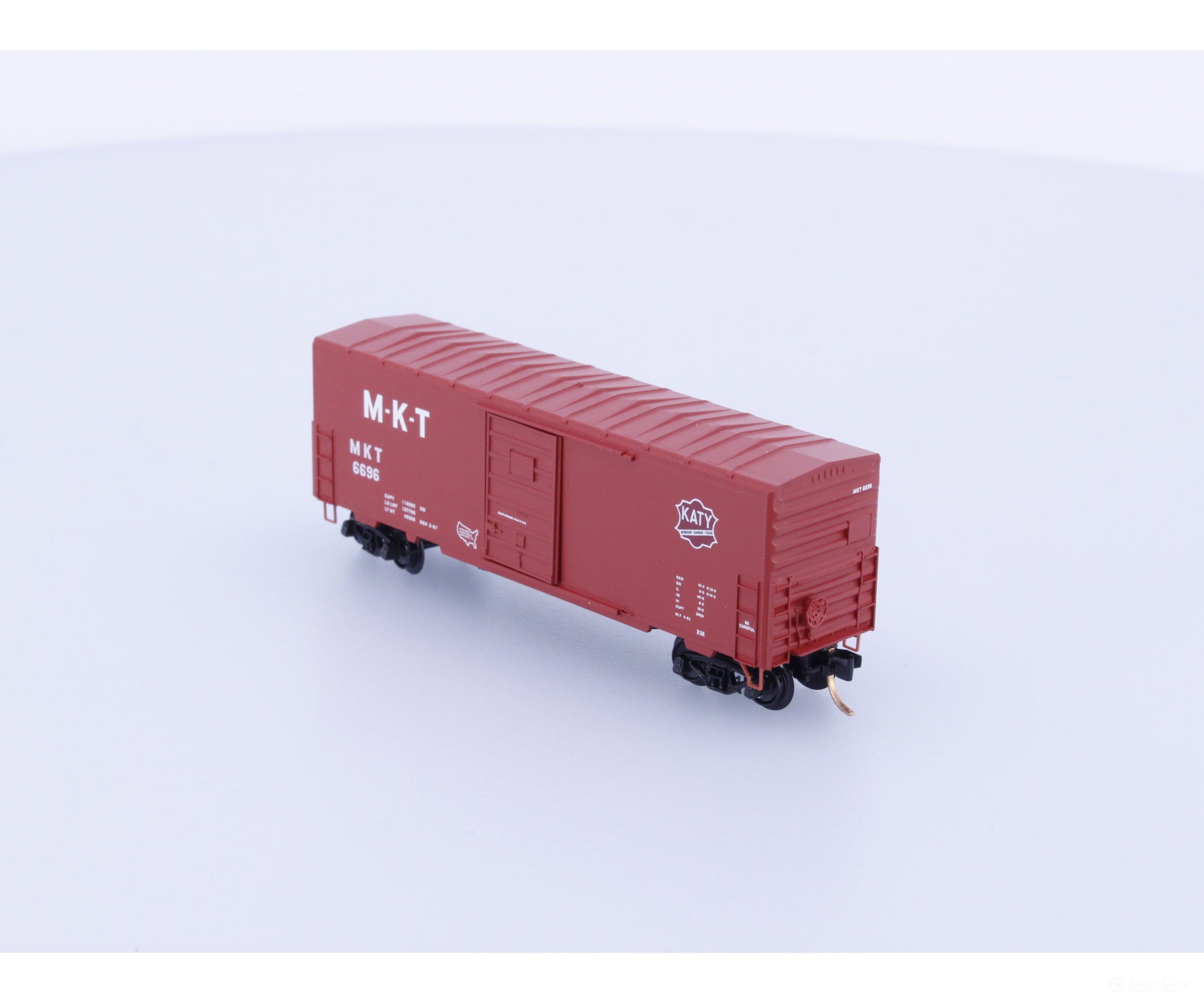 Micro Trains 24320 N Boxcar 40’ Missouri-Kansas-Texas (MKT) 6696 Freight Cars
