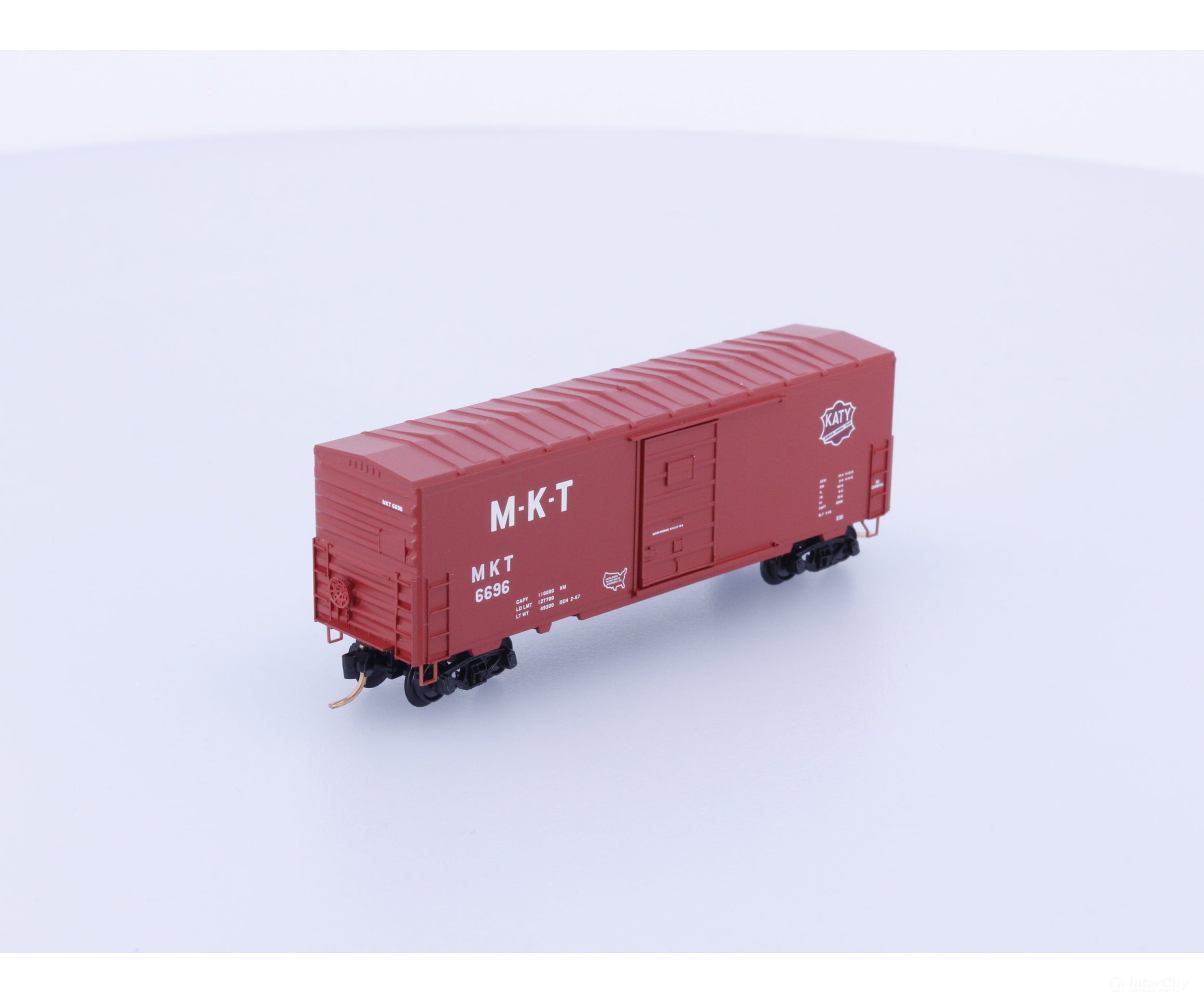 Micro Trains 24320 N Boxcar 40’ Missouri-Kansas-Texas (MKT) 6696 Freight Cars