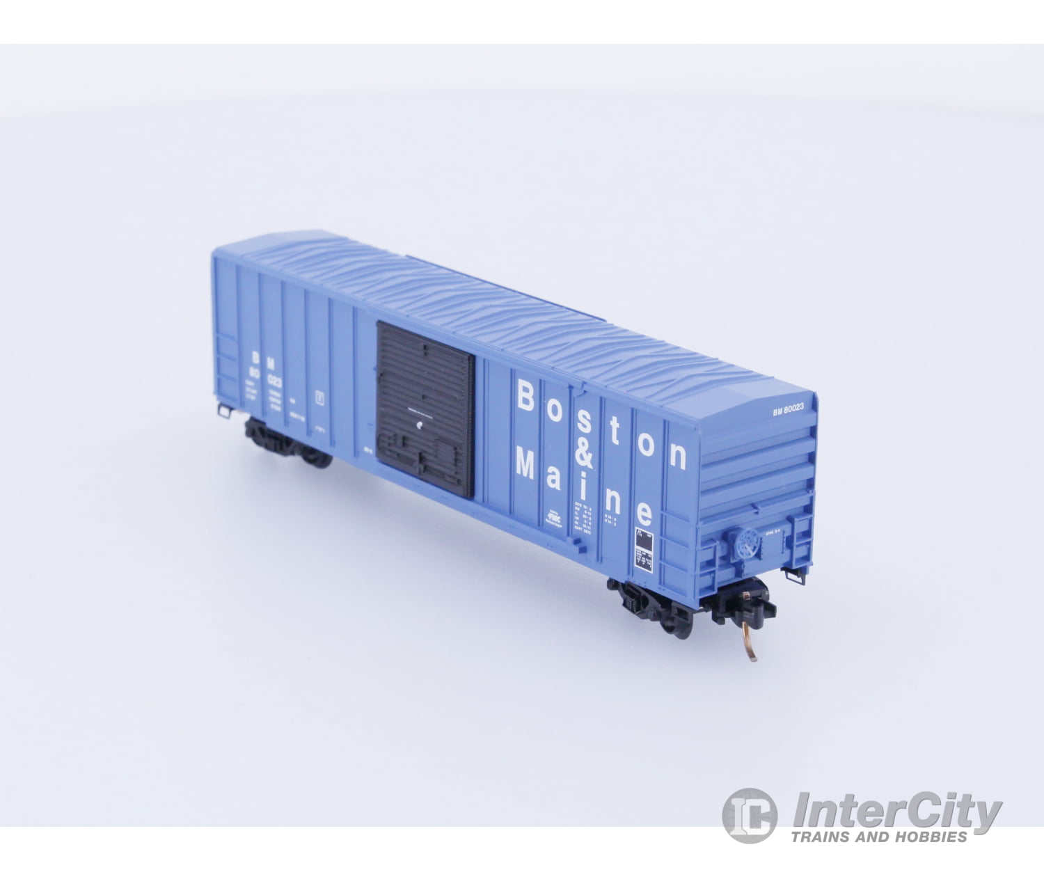 Micro Trains 25240 N Boxcar 50’ FMC 5077 Boston & Maine BM Boston and Maine (BM) 80023 Freight Cars