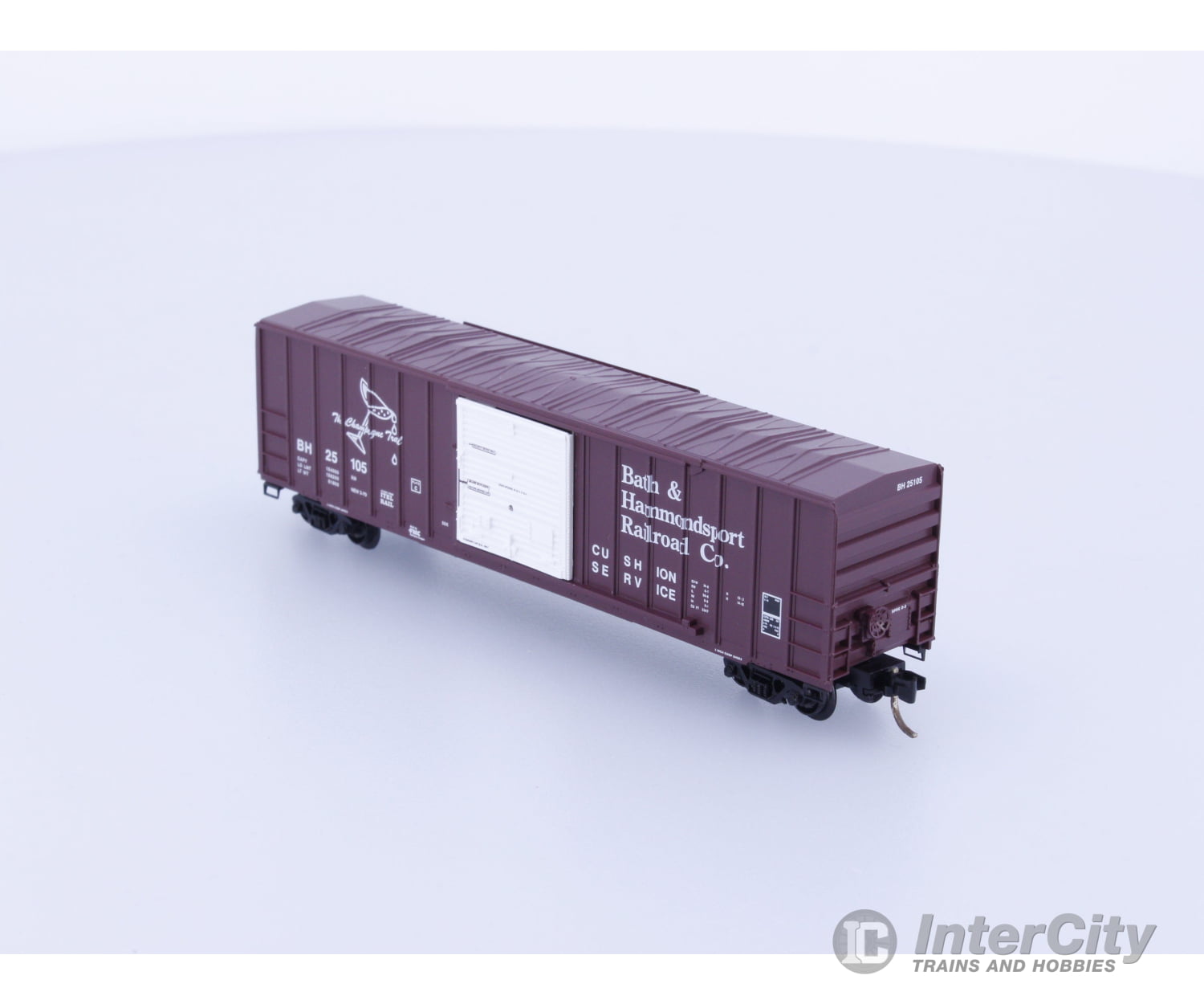 Micro Trains 25380 N 50’ Rib Side Box Car Single Door Bath & Hammondsport R.R. Co. 25105 Freight Cars