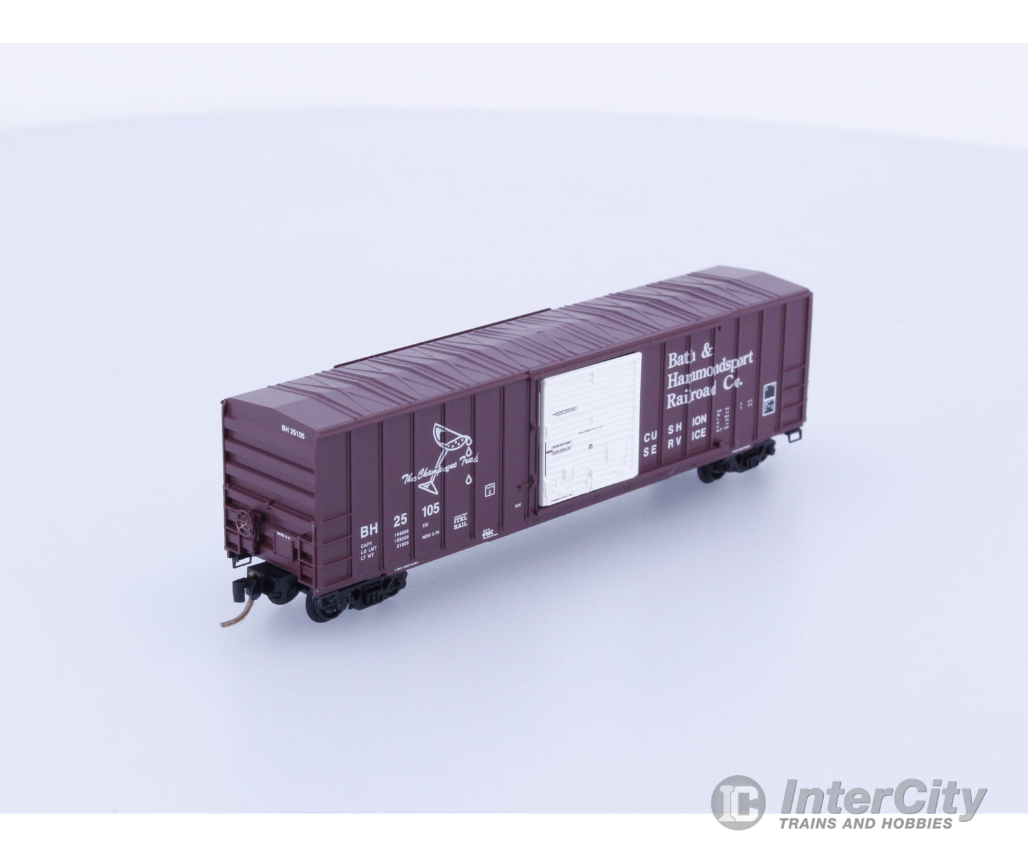 Micro Trains 25380 N 50’ Rib Side Box Car Single Door Bath & Hammondsport R.R. Co. 25105 Freight Cars